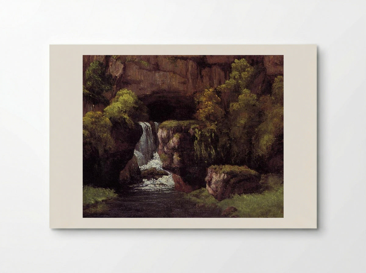 The Source of the Lison - Gustave Courbet - Poster