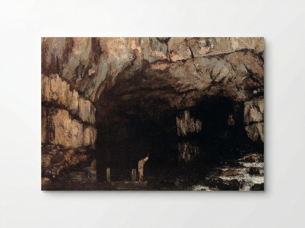The Source of the Loue River - Gustave Courbet - Poster