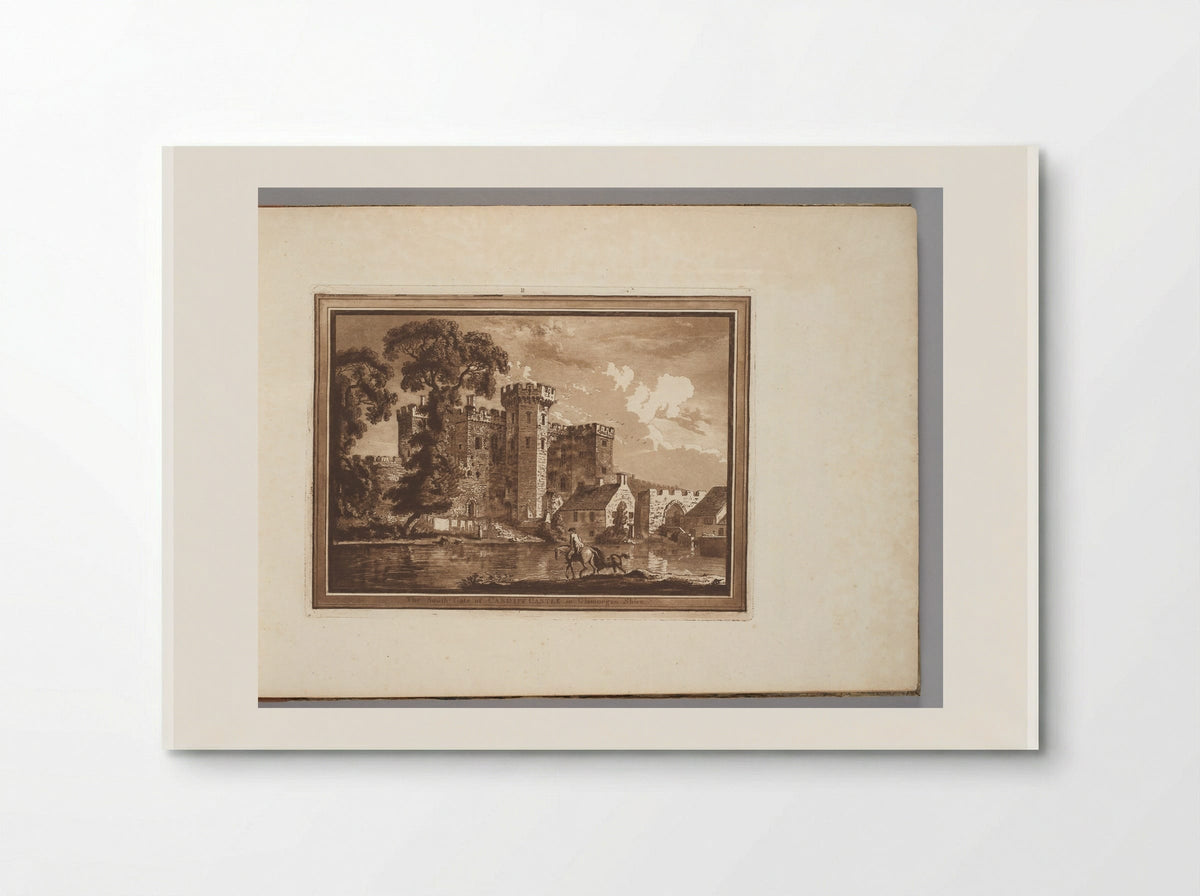 The South Gate of Cardiff Castle in Glamorgan Shire - Paul Sandby - Poster