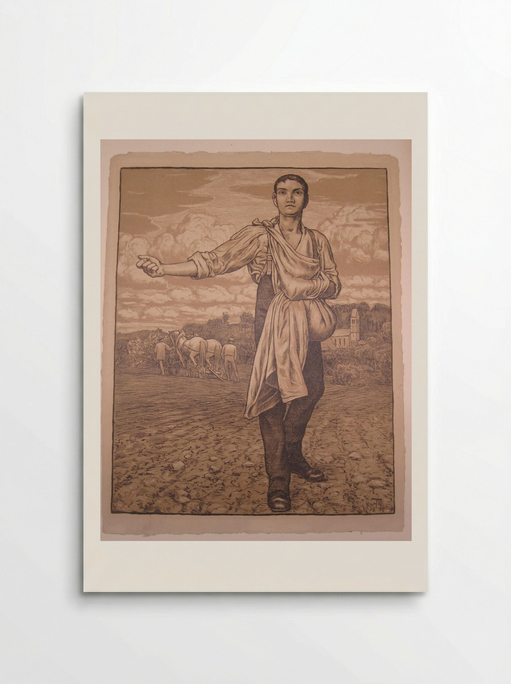The Sower I - Hans Thoma - Poster