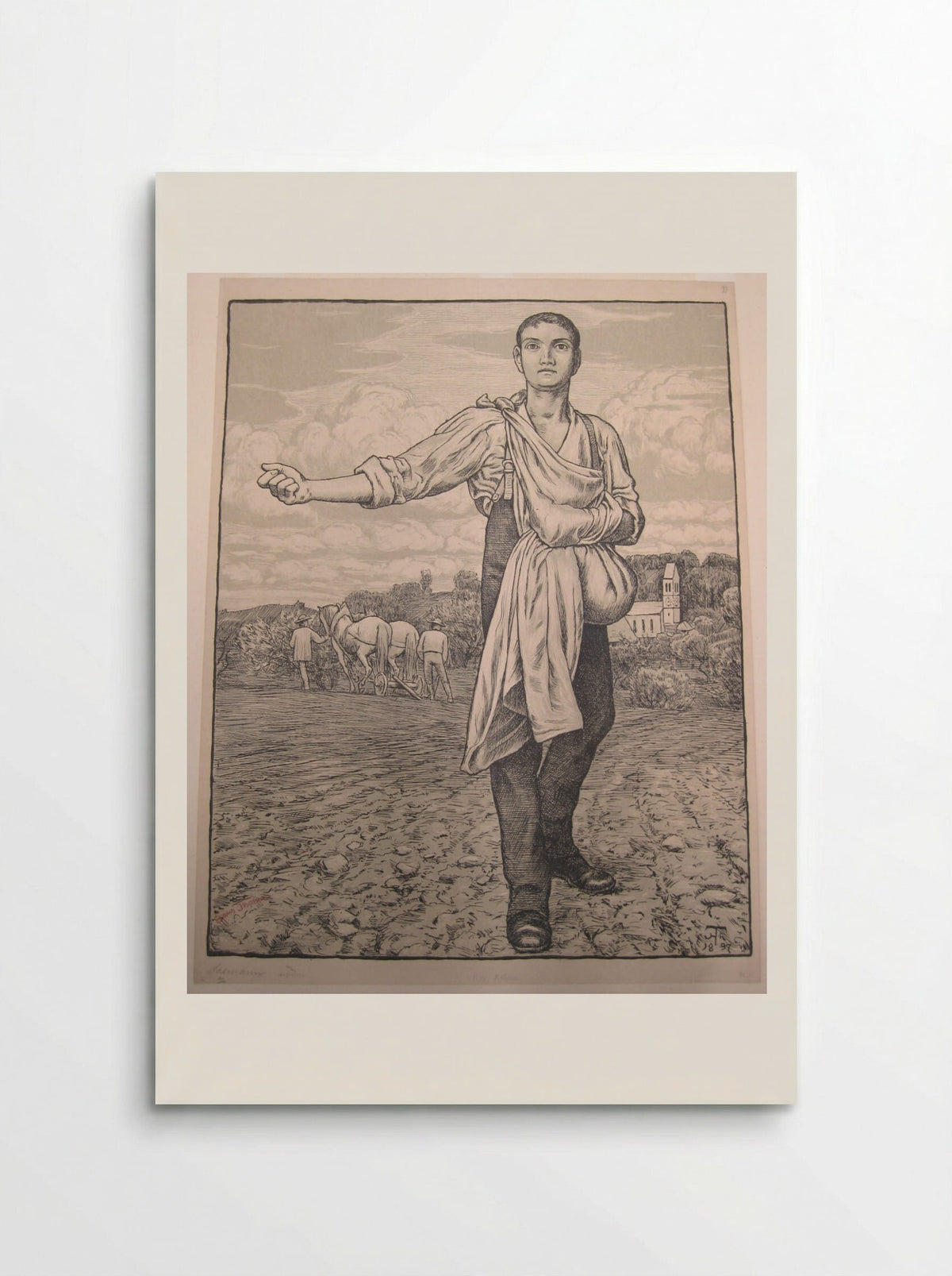 The Sower I - Hans Thoma - Poster