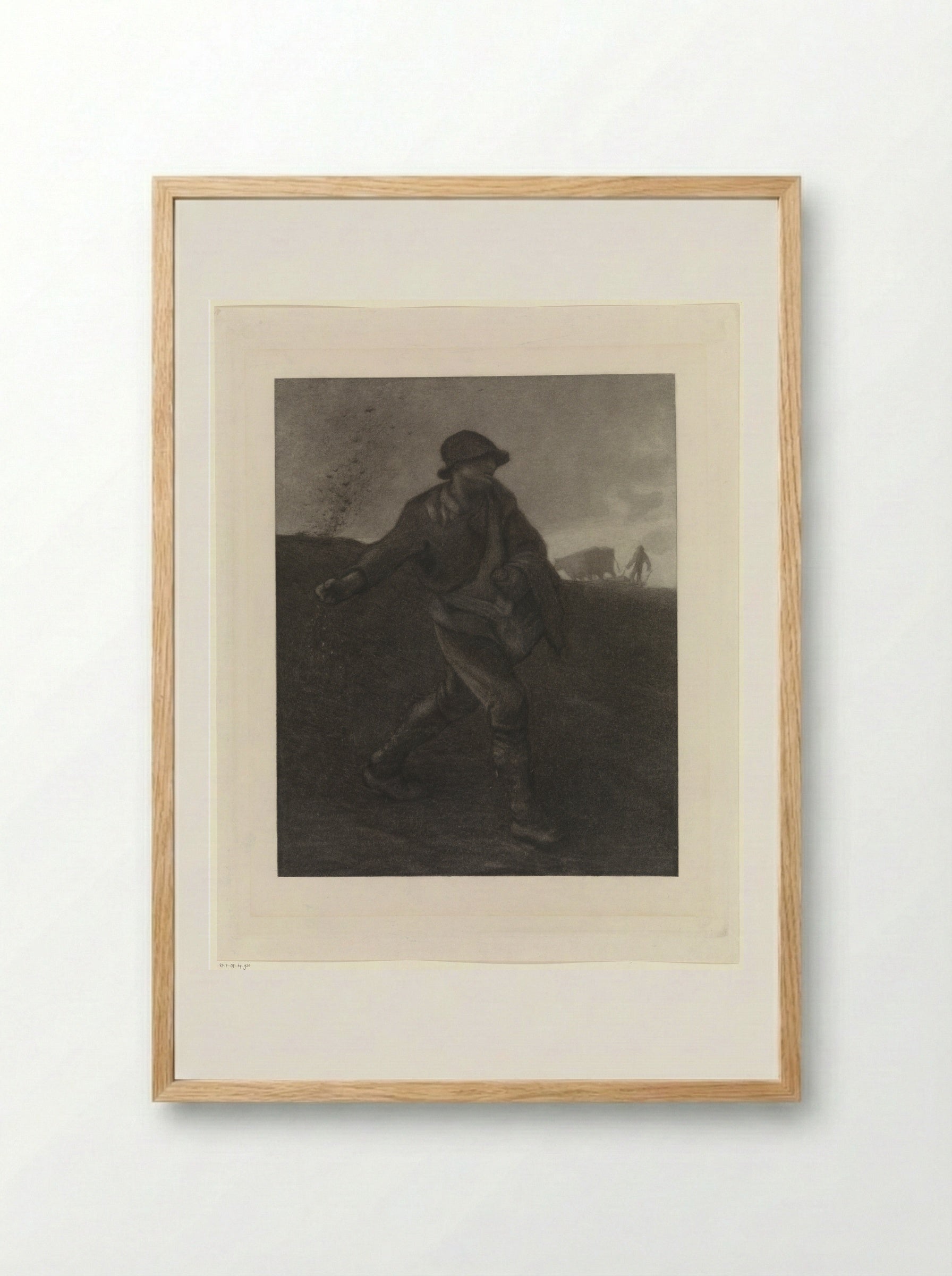 The Sower - Jean-François Millet - Framed Print Wood