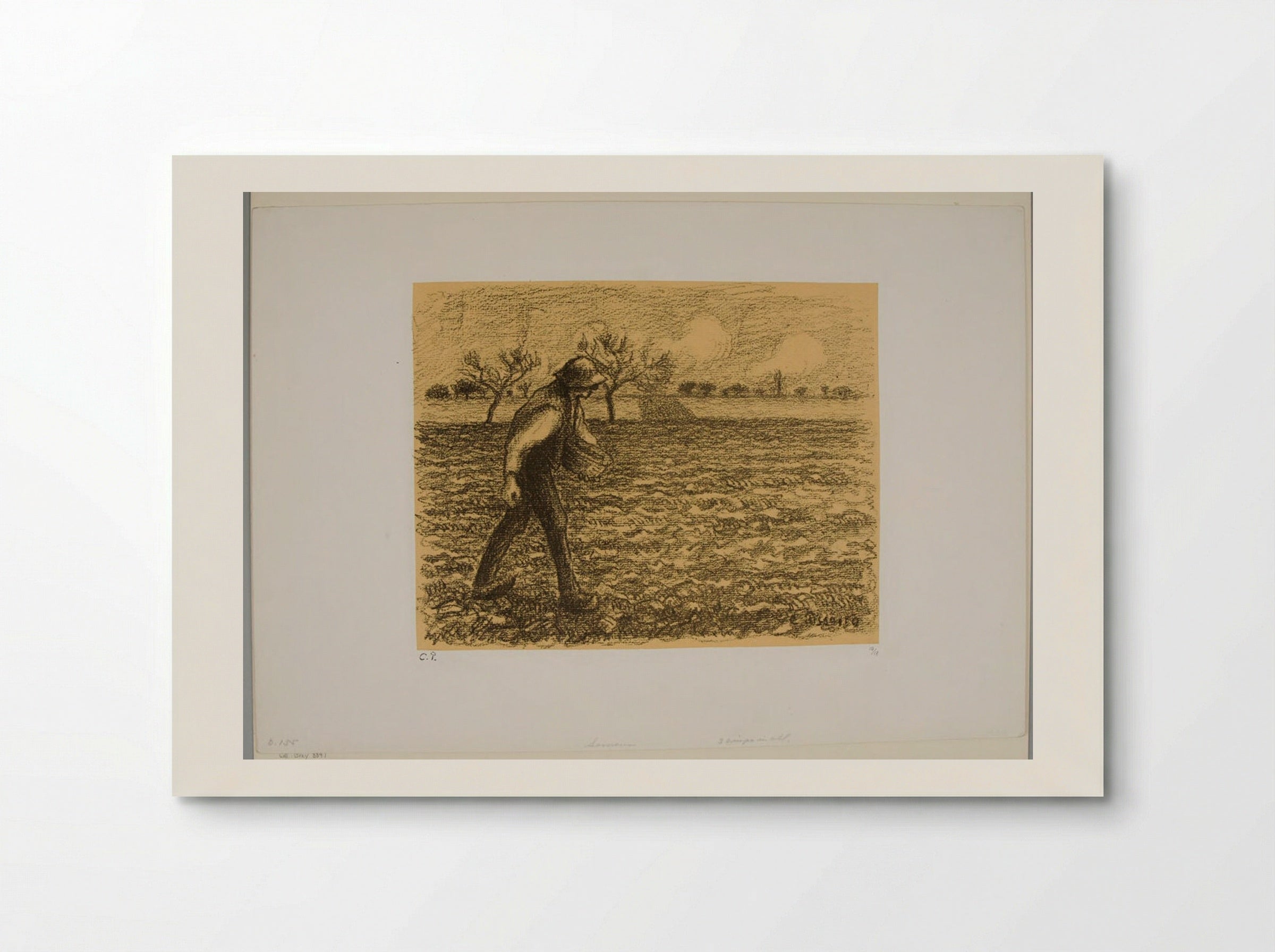 The Sower - Camille Pissarro - Poster