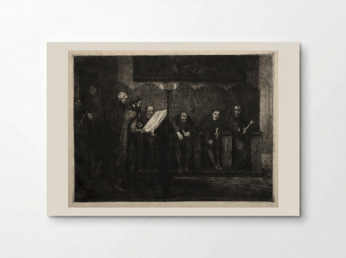 The Spanish Singers - Alphonse Legros - Poster