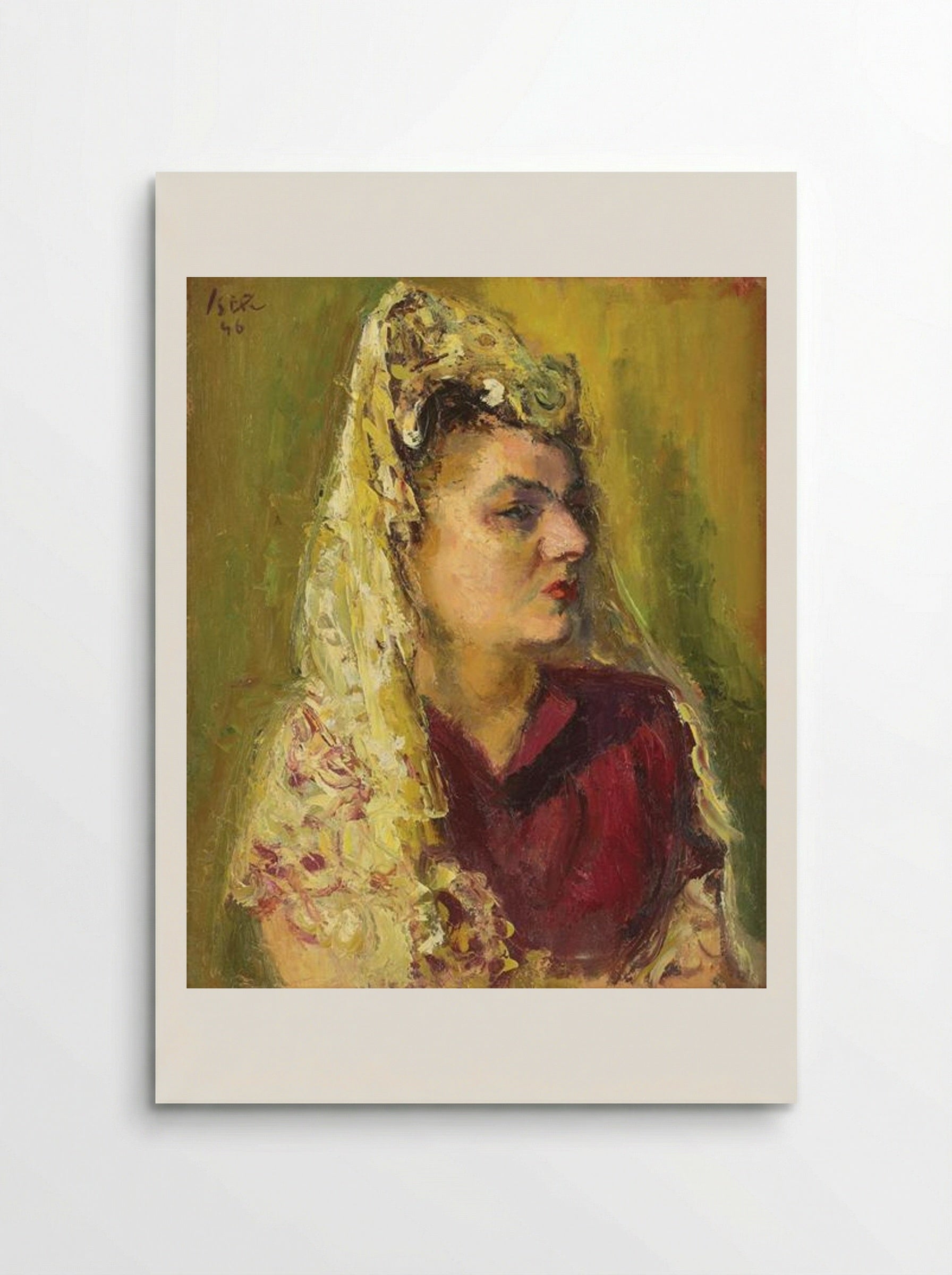 The Spanish Woman - Iosif Iser - Poster