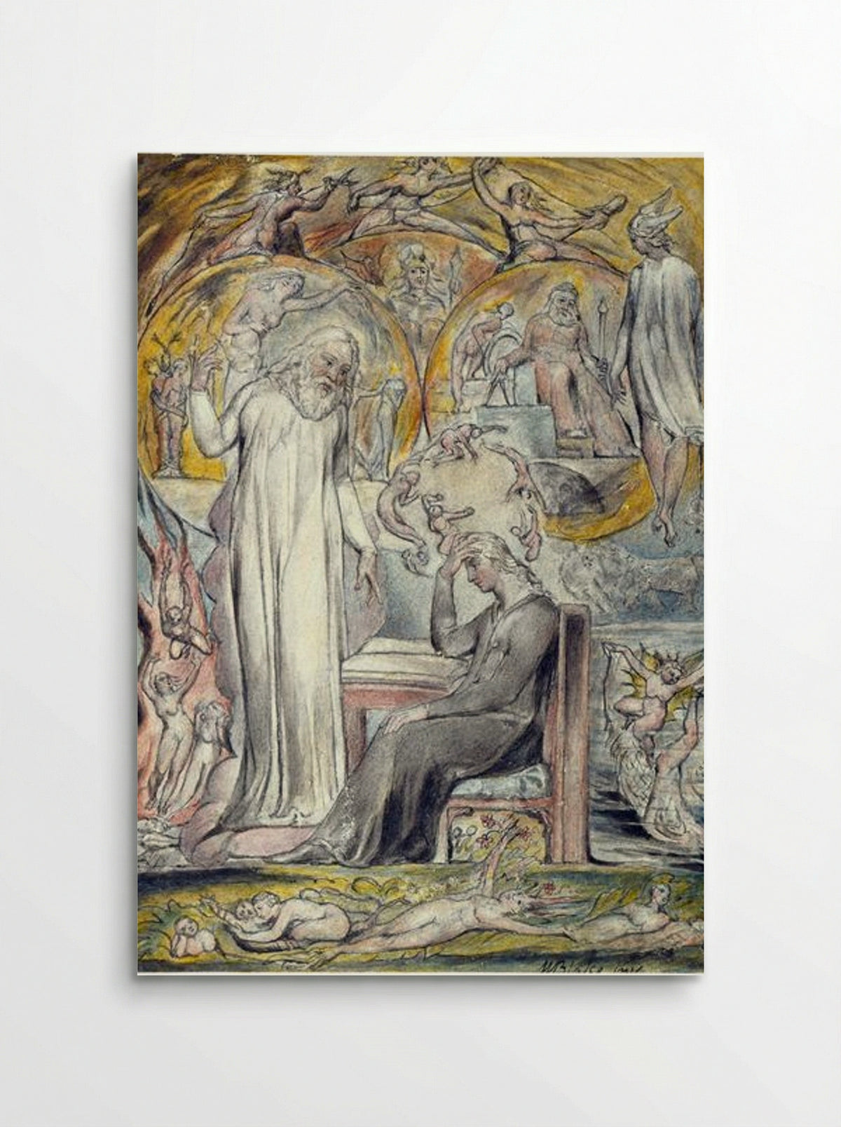 The Spirit of Plato - William Blake - Poster