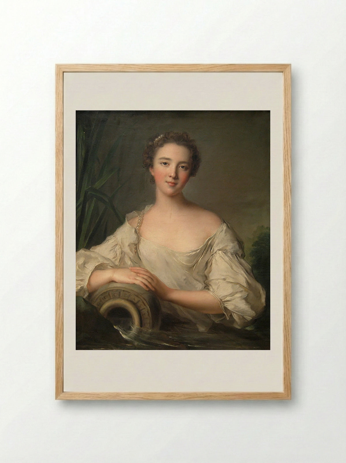 The Spring (La Source) - Jean-Marc Nattier - Framed Print Wood