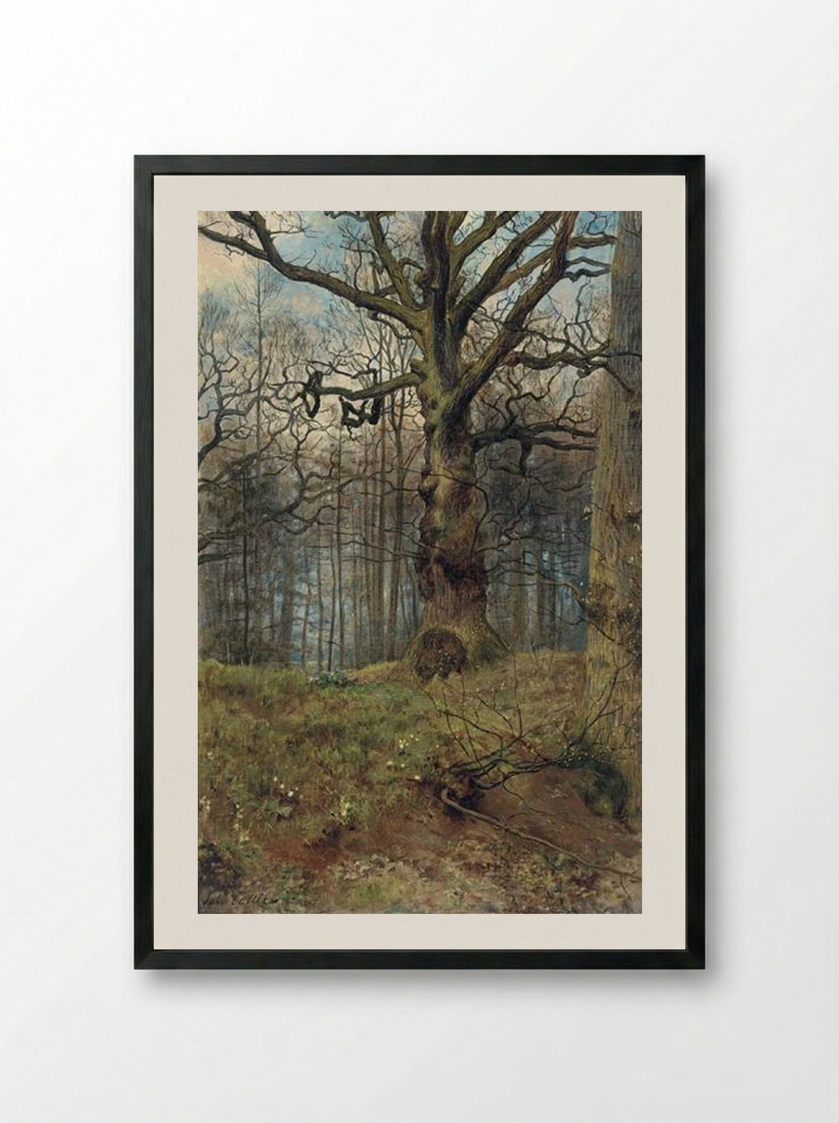 The Spring Wood - John Collier - Framed Print Black