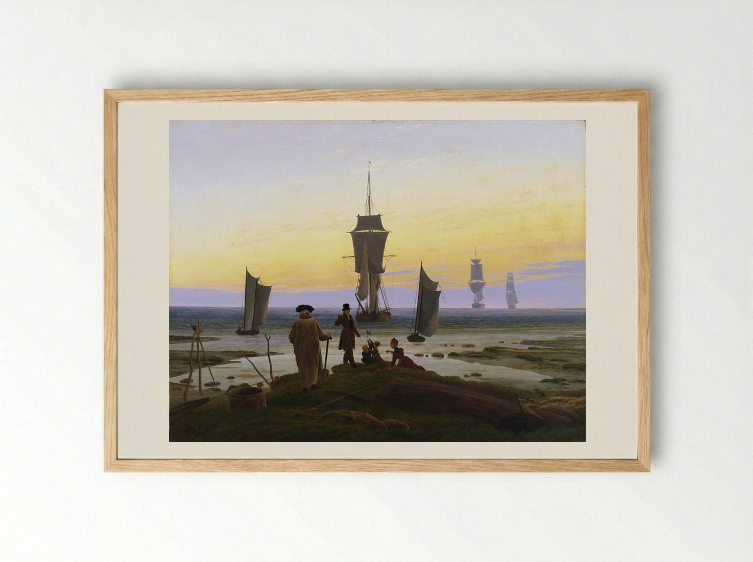 The Stages of Life - Caspar David Friedrich - Framed Print Wood
