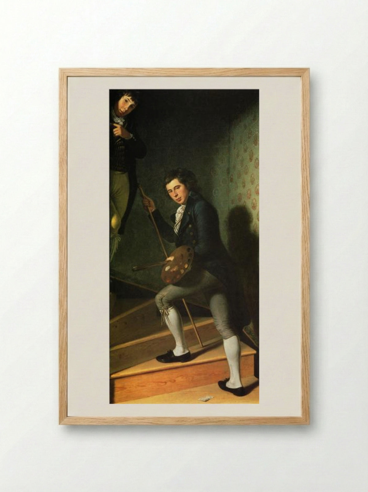 The Staircase Group - Charles Willson Peale - Framed Print Wood