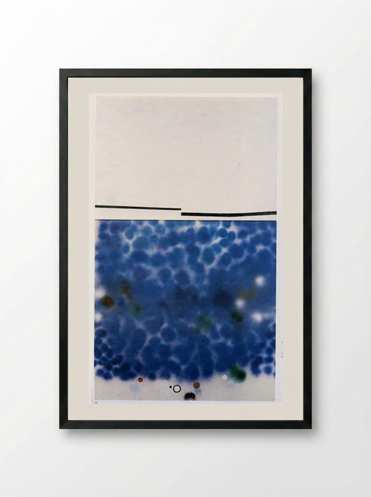 The Starry Night - Victor Pasmore - Framed Print Black