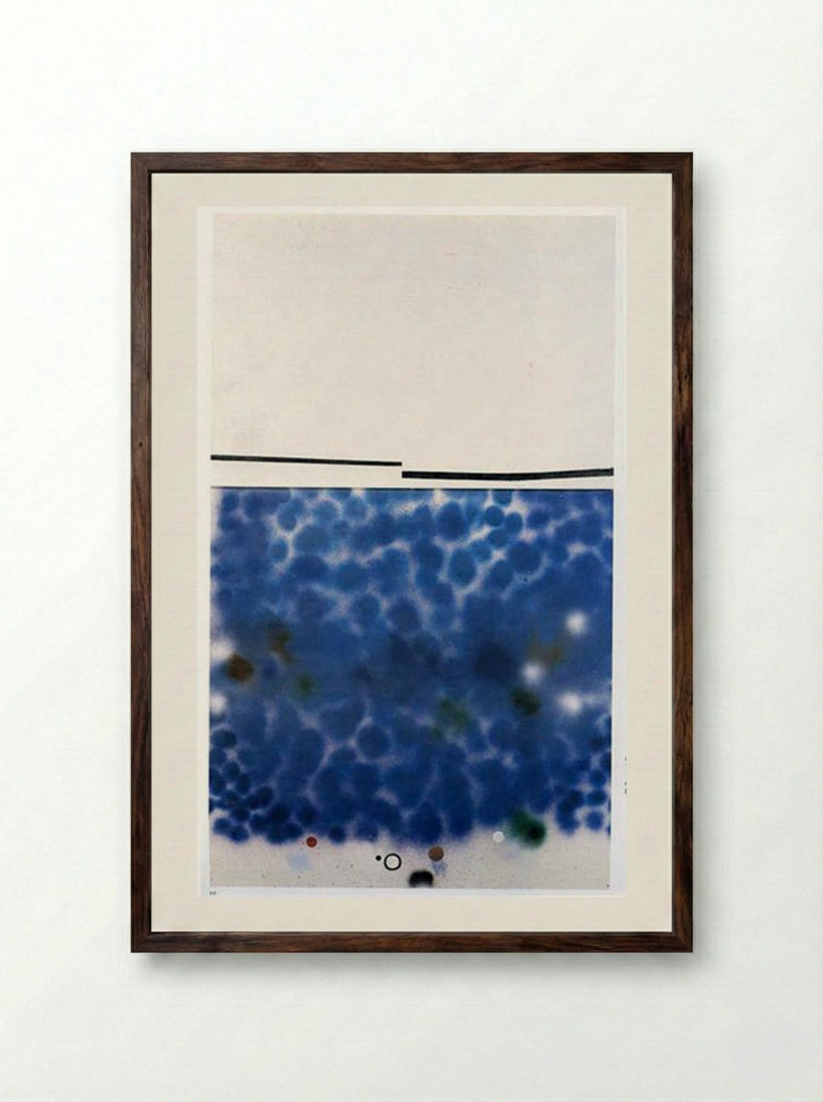 The Starry Night - Victor Pasmore - Framed Print Dark Wood