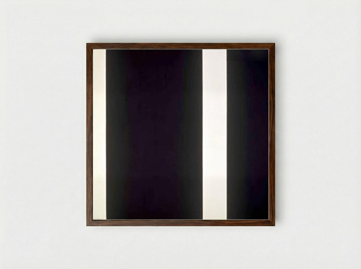 The Stations of the Cross: Lema Sabachthani, No. 13 - Barnett Newman - Framed Print Dark Wood