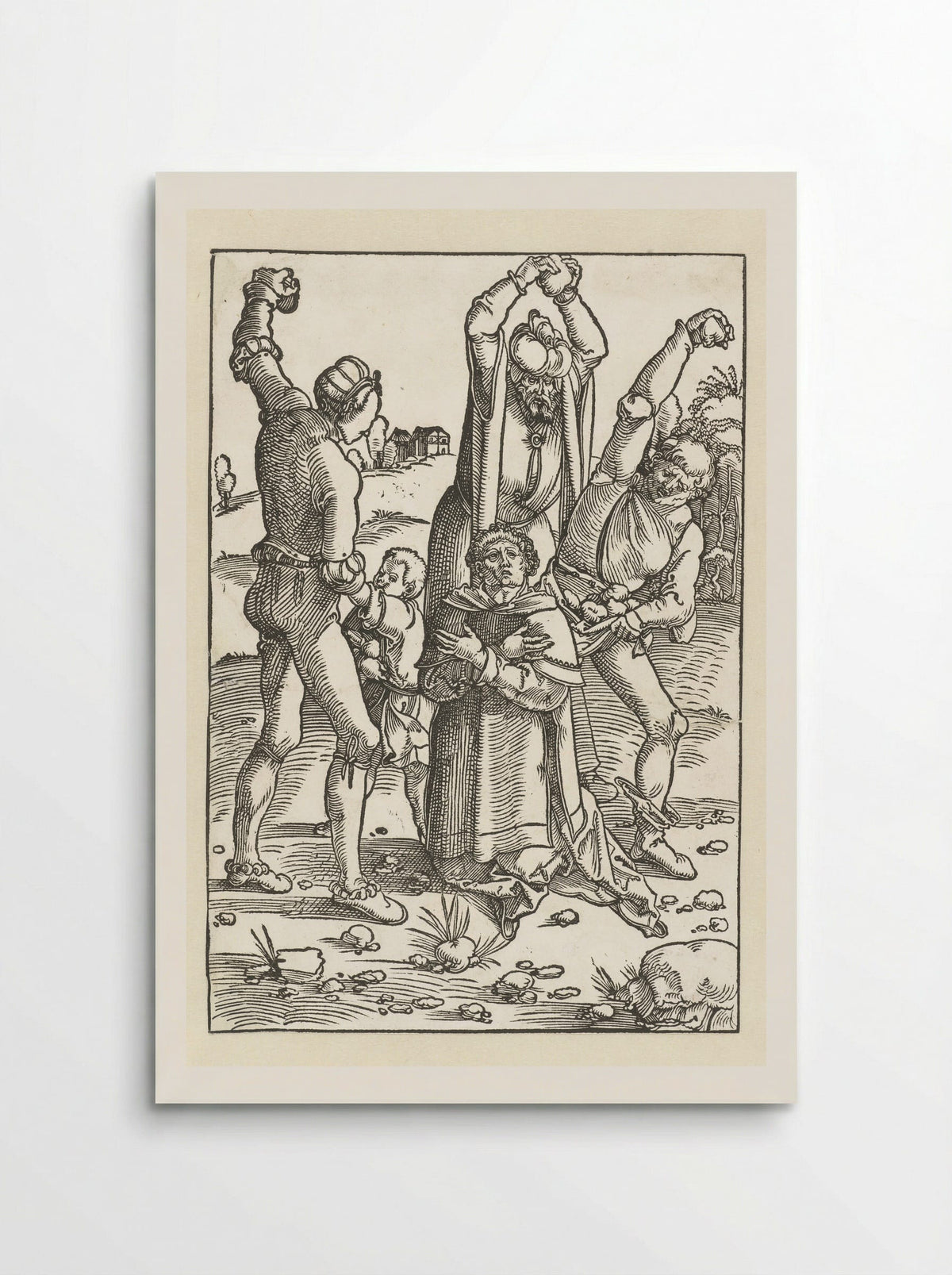 The Stoning of Saint Stephen - Hans Baldung Grien - Poster