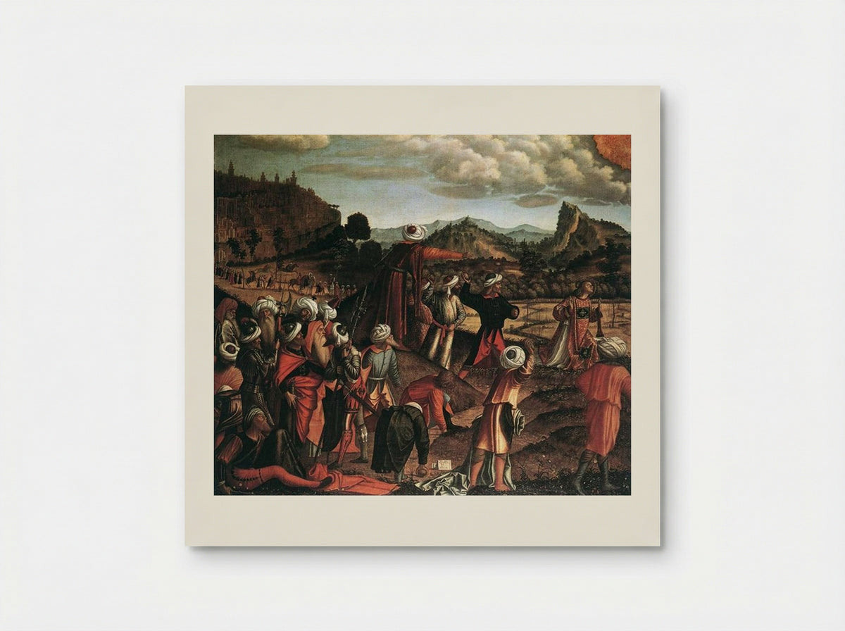 The Stoning of St. Stephen - Vittore Carpaccio - Poster