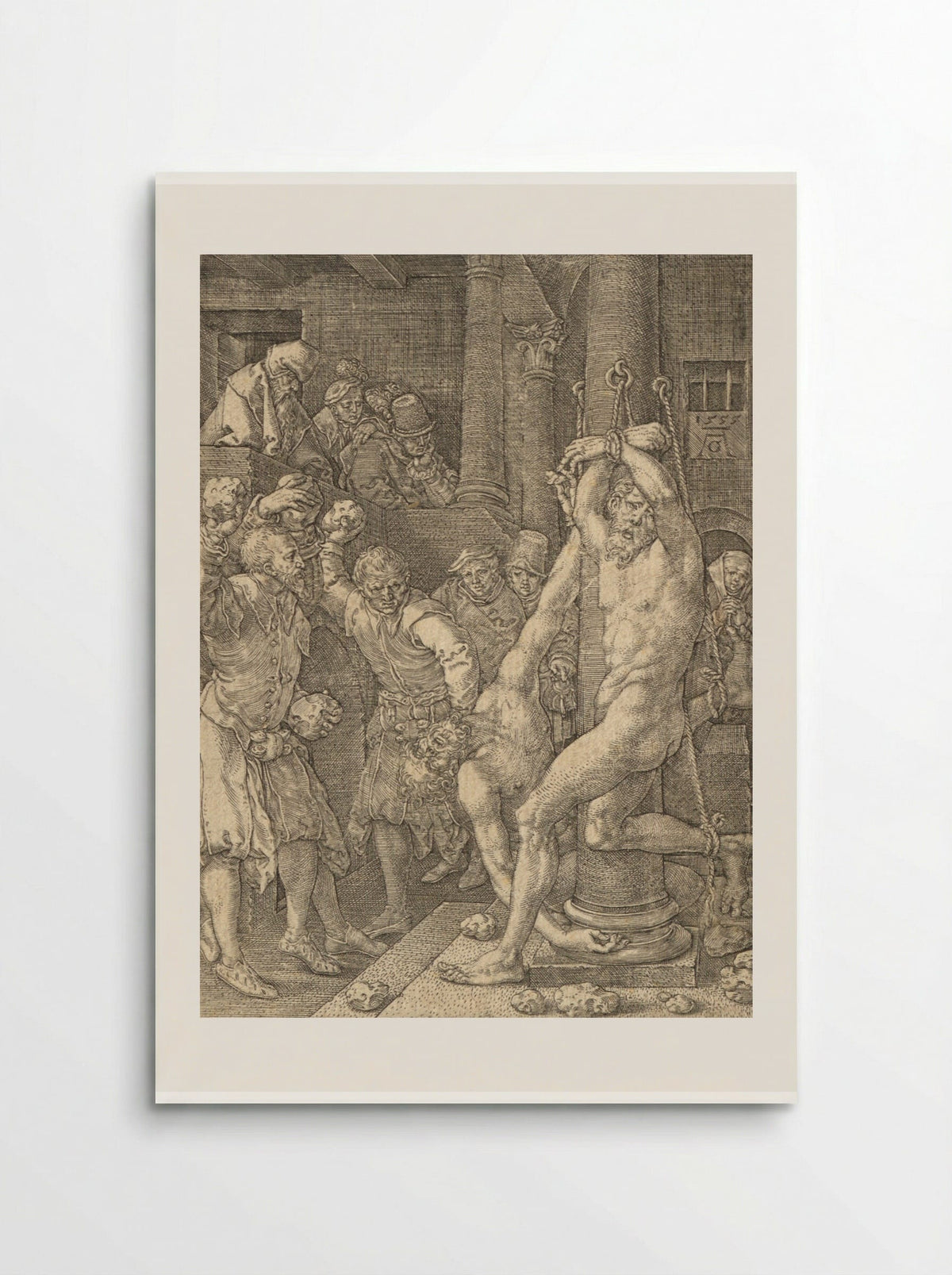 The Stoning of the Elders - Heinrich Aldegrever - Poster
