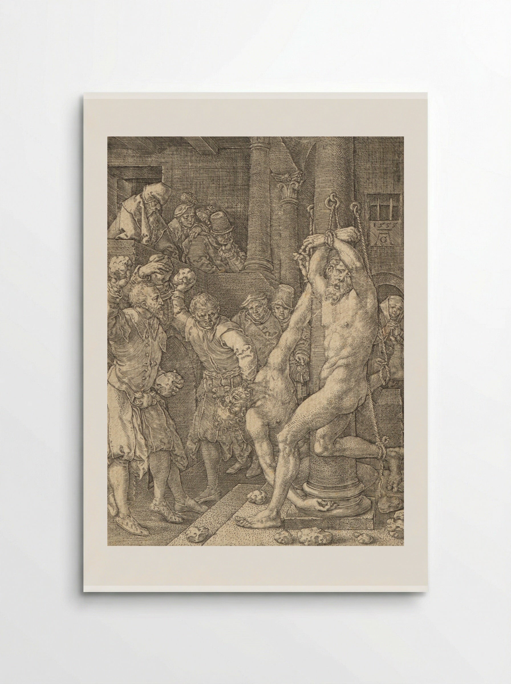 The Stoning of the Elders - Heinrich Aldegrever - Poster