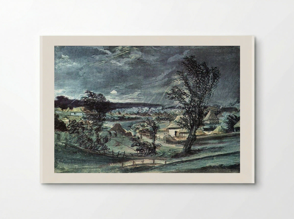 The Storm Over the Grove - Vasily Tropinin - Poster