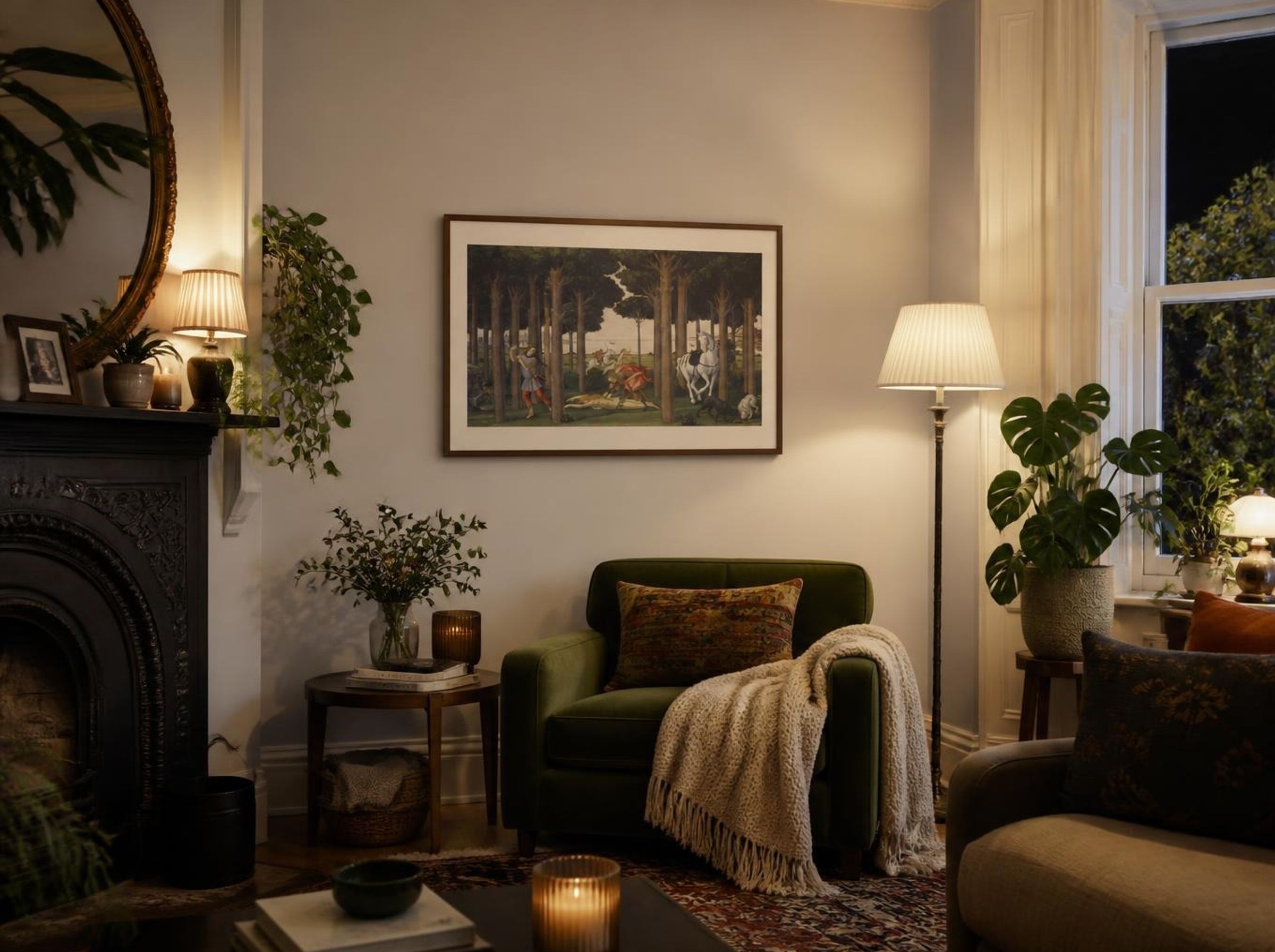 The Story of Nastagio degli Onesti, First Episode - Sandro Botticelli - Lifestyle