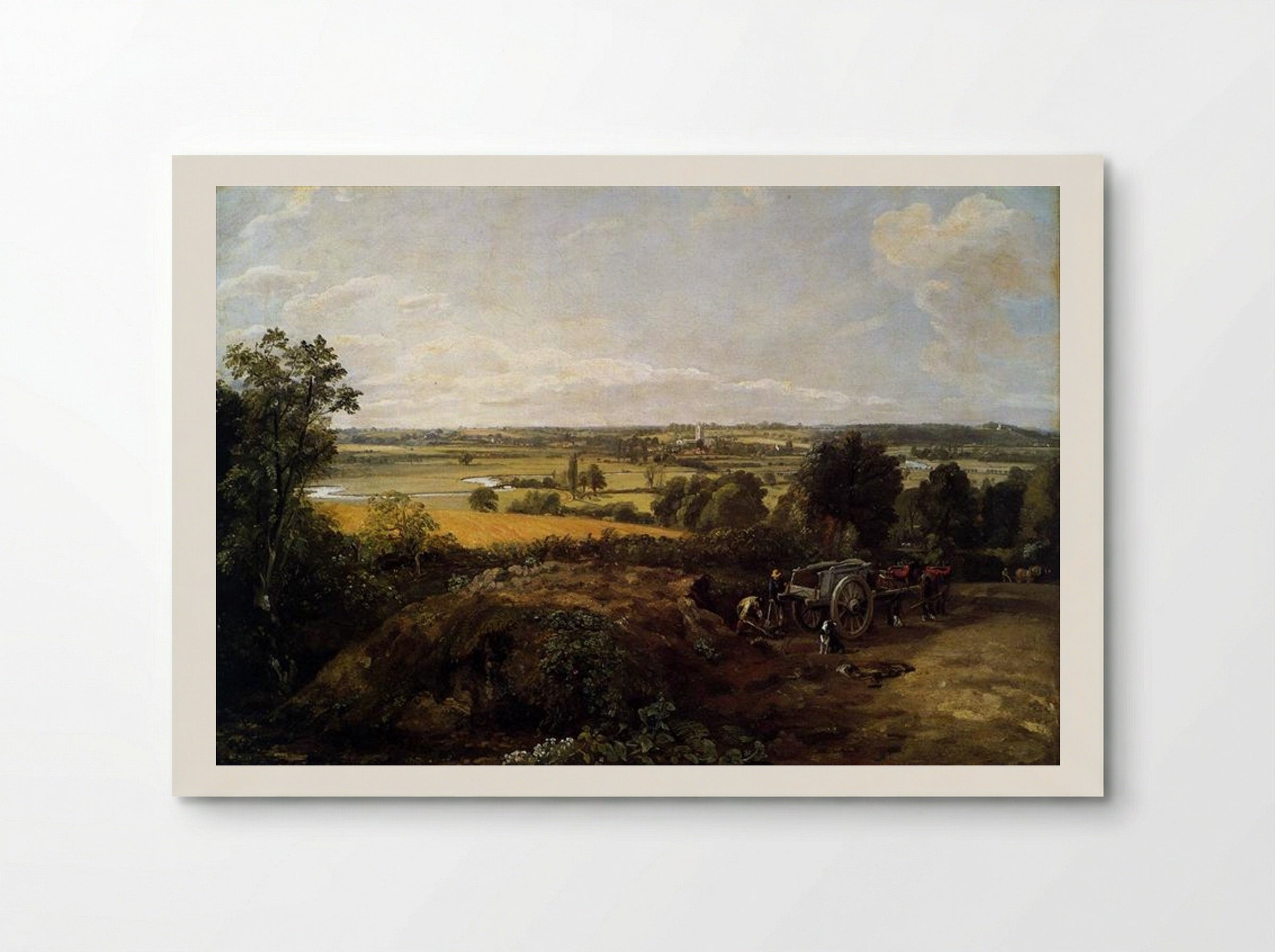 The Stour Valley with the Church of Dedham - John Constable - Poster