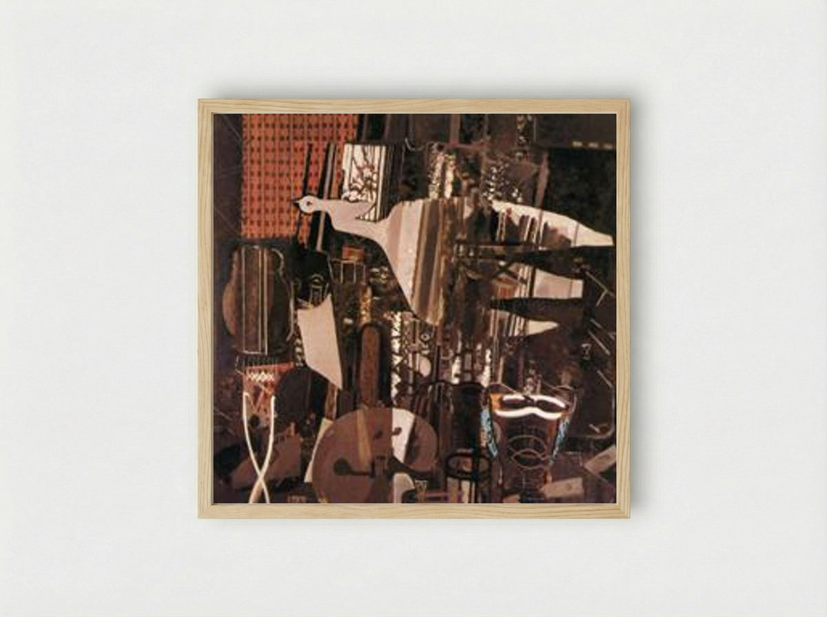 The Studio (V) - Georges Braque - Framed Print Wood