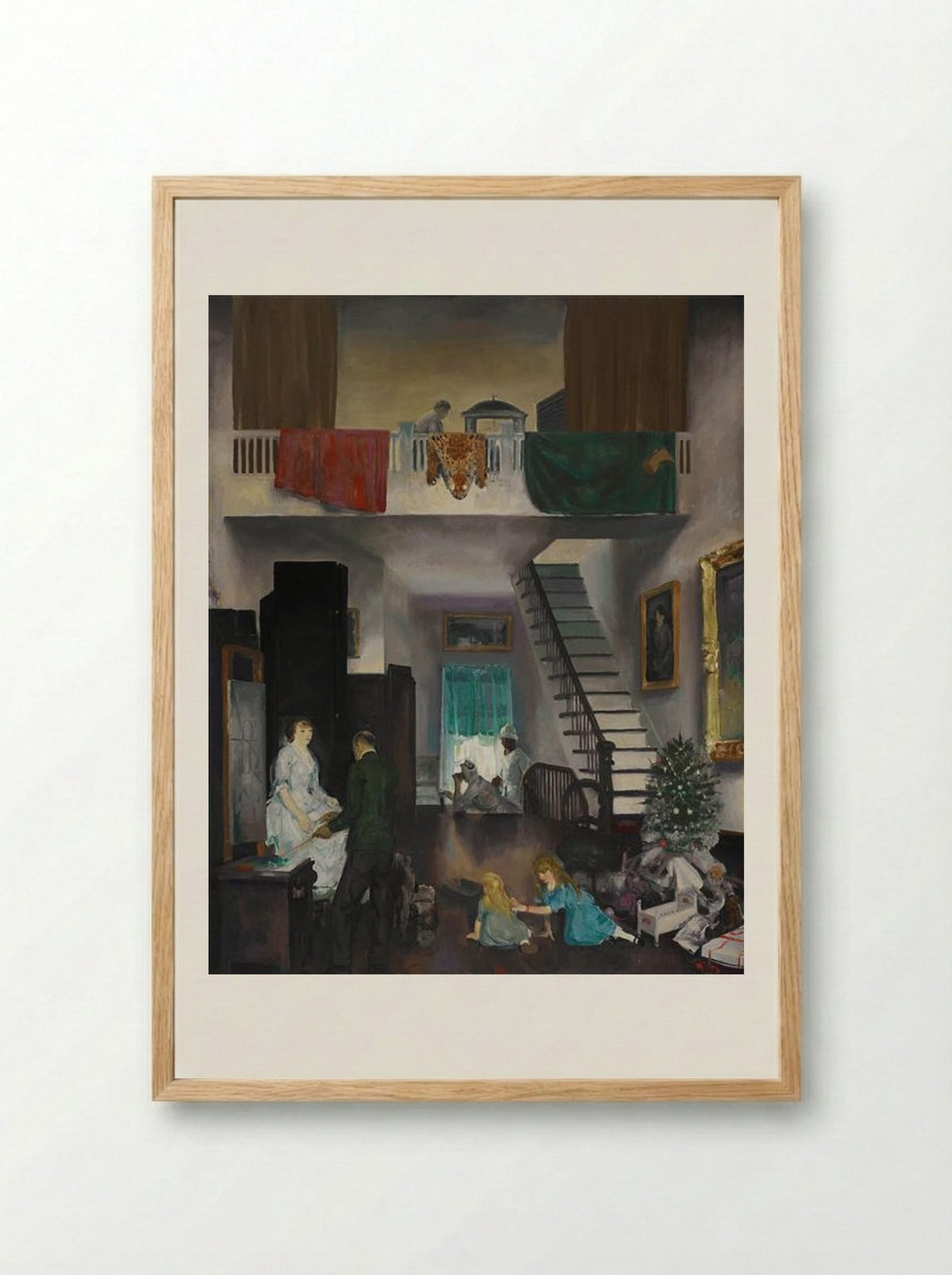 The Studio - George Bellows - Framed Print Wood