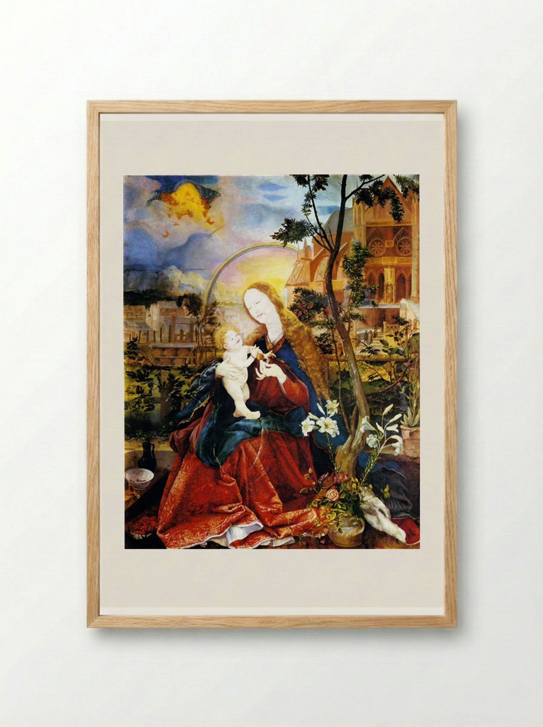 The Stuppach Madonna - Matthias Grünewald - Framed Print Wood