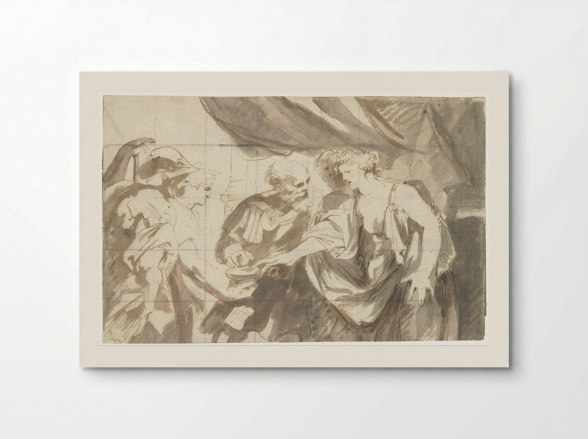 The Suicide of Sophonisba - Anthony van Dyck - Poster