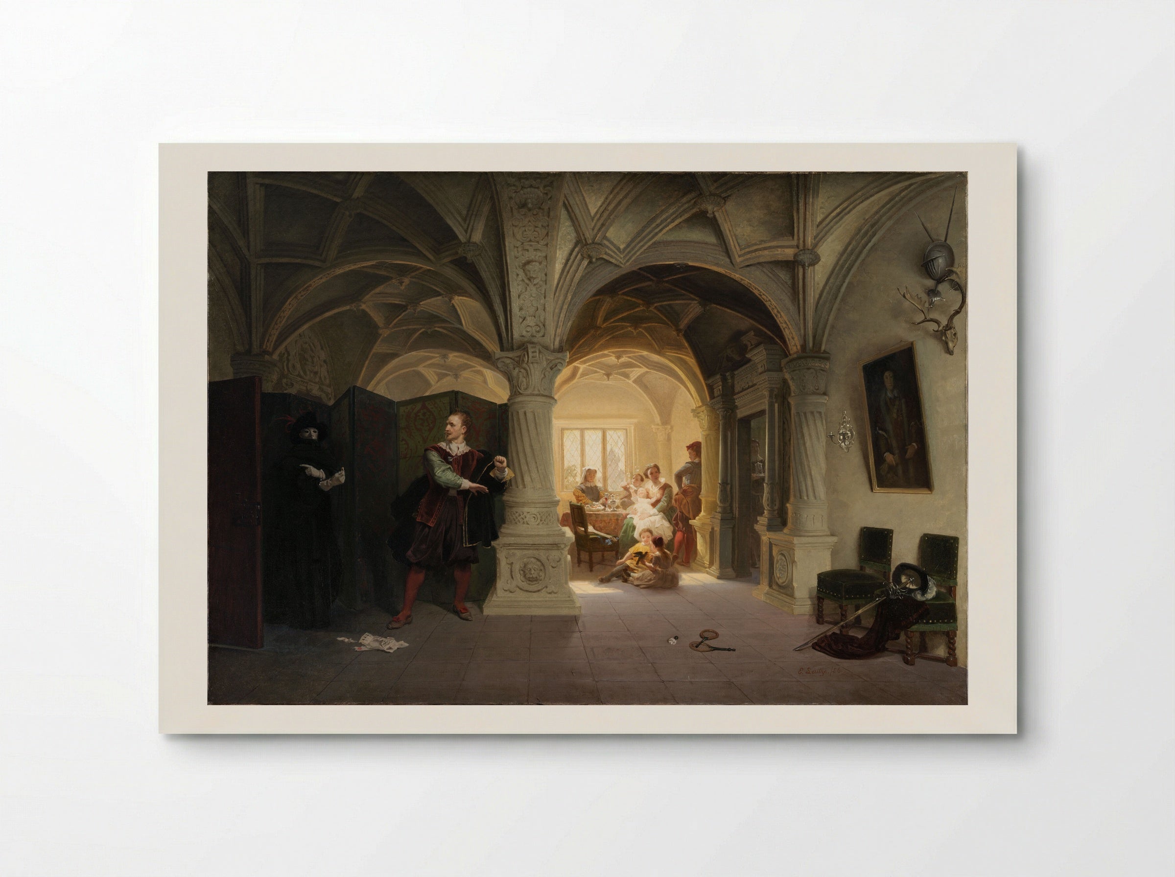 The Summons - Emanuel Gottlieb Leutze - Poster