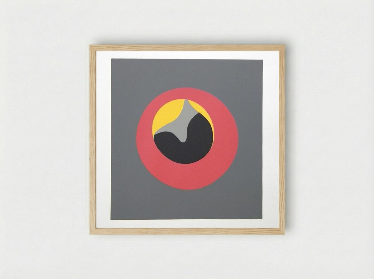 The Sun Recircled - Jean Arp - Framed Print Wood