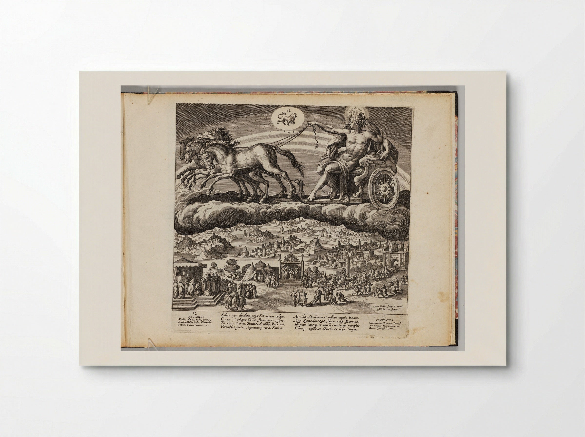 The Sun (Sol) - Johann Sadeler I - Poster