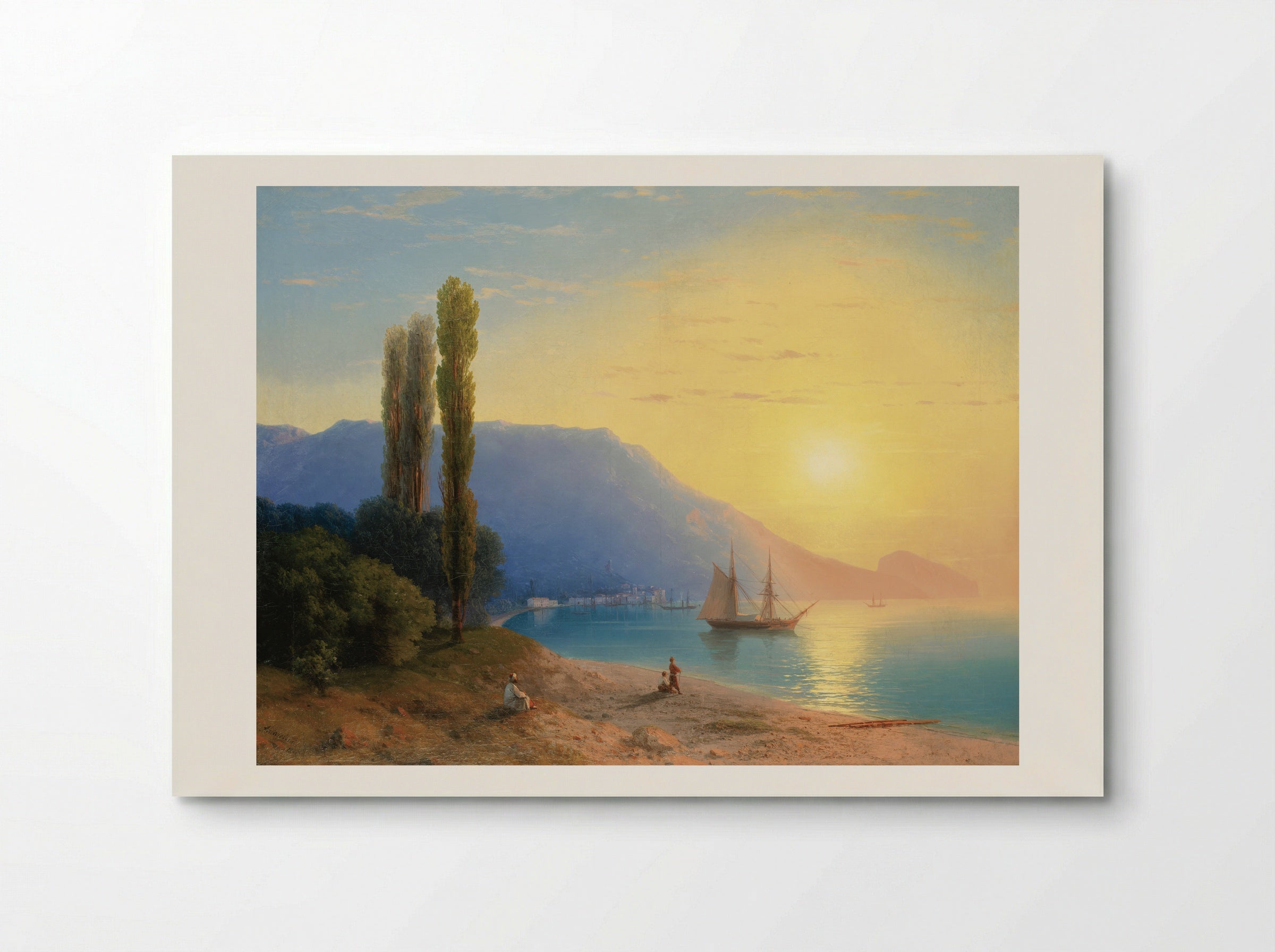 The Sunset - Ivan Aivazovsky - Poster