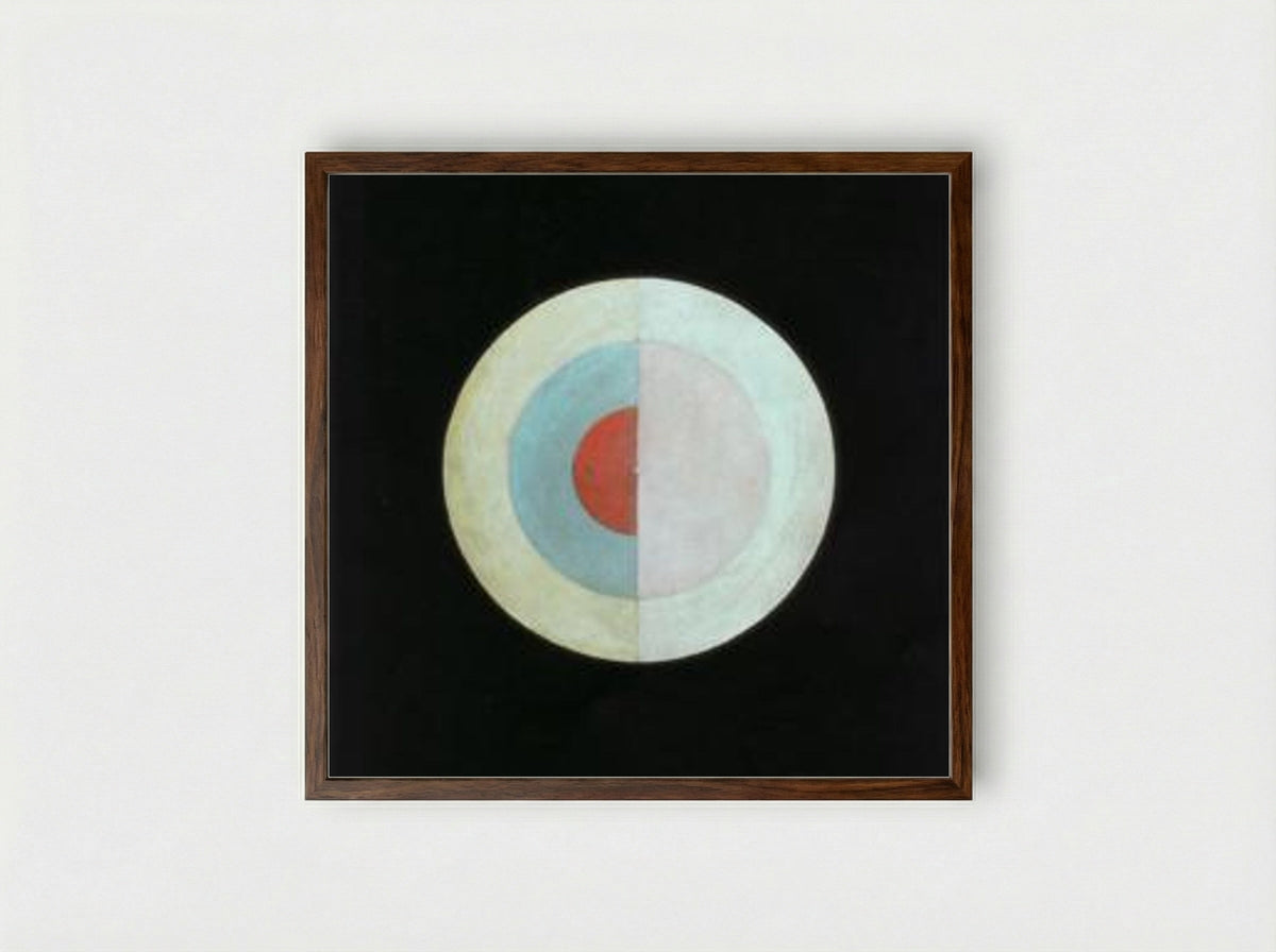 The Swan (No. 16) - Hilma af Klint - Framed Print Dark Wood