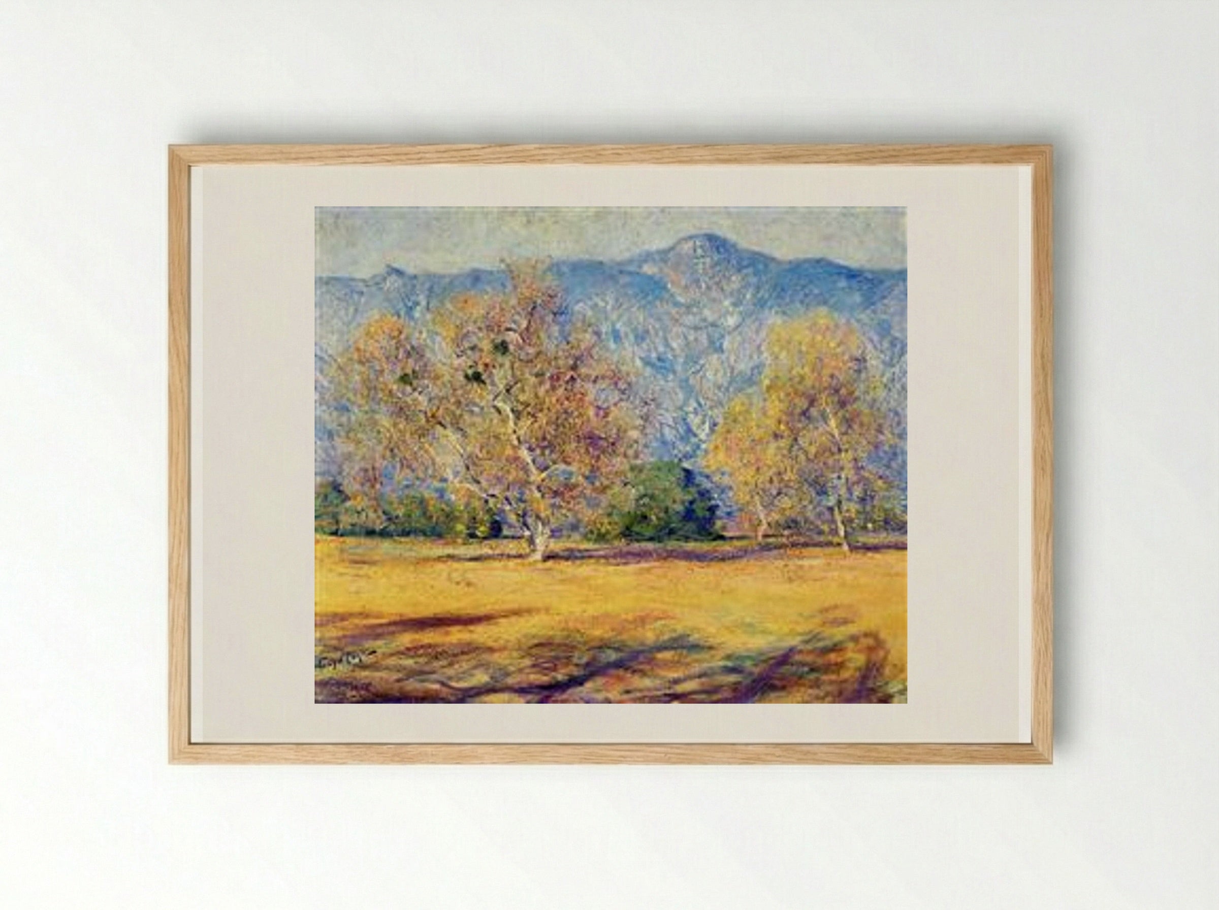 The Sycamores, Pasadena - Guy Rose - Framed Print Wood
