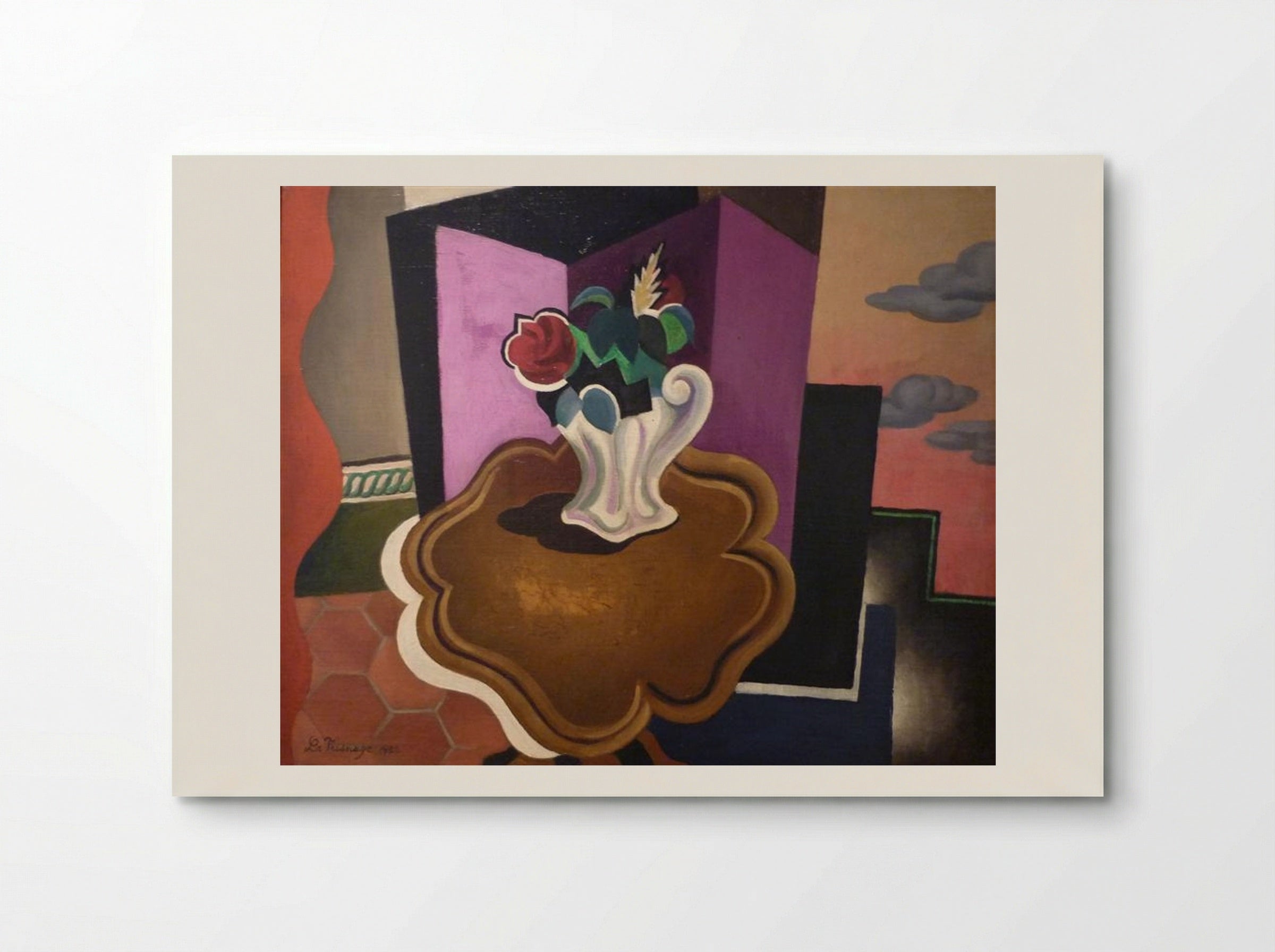 The Table Louis Philippe (Roger de La Fresnaye) - Roger de La Fresnaye - Poster