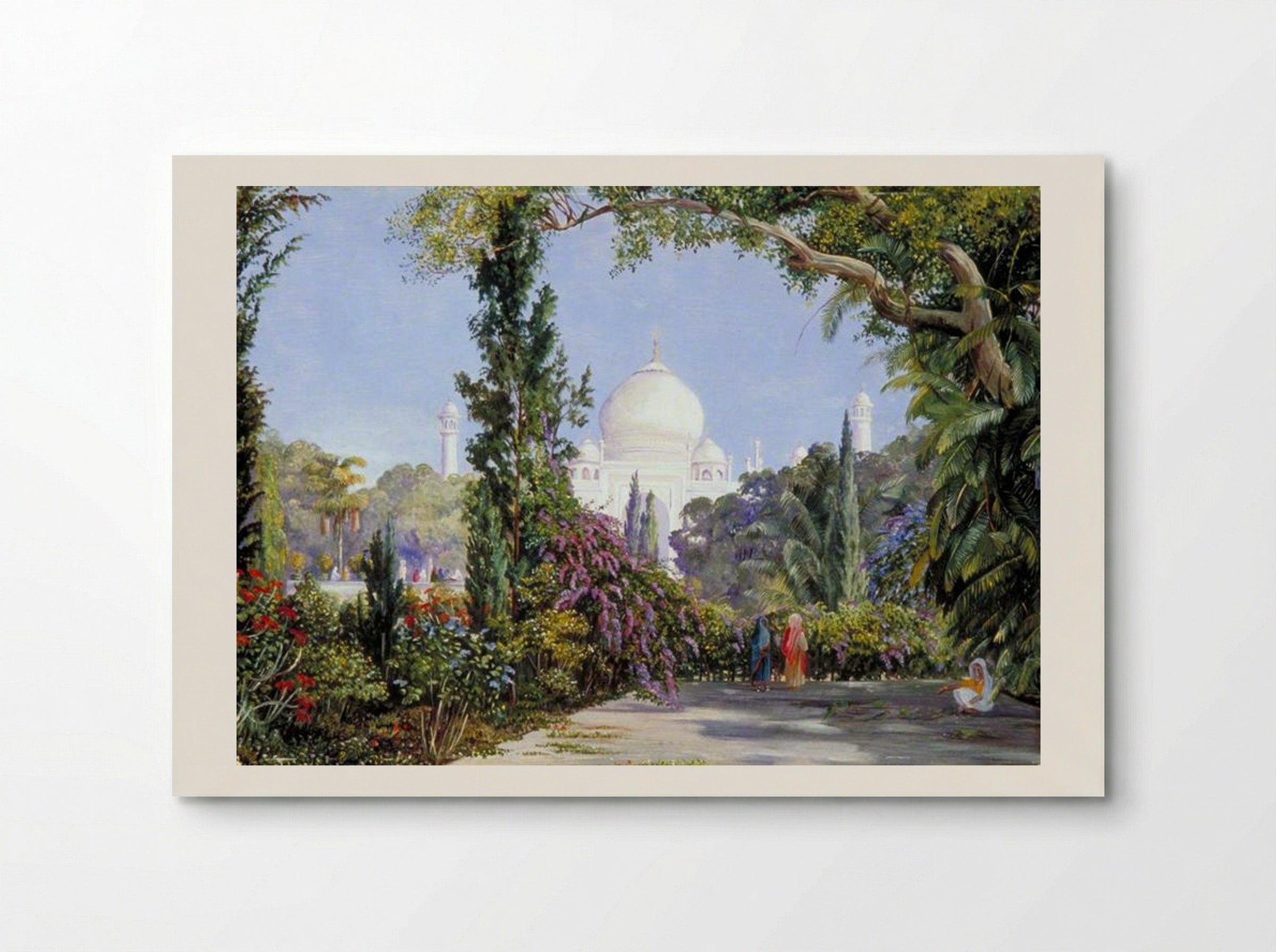 The Taj Mahal at Agra, North-West India - Marianne North - Poster
