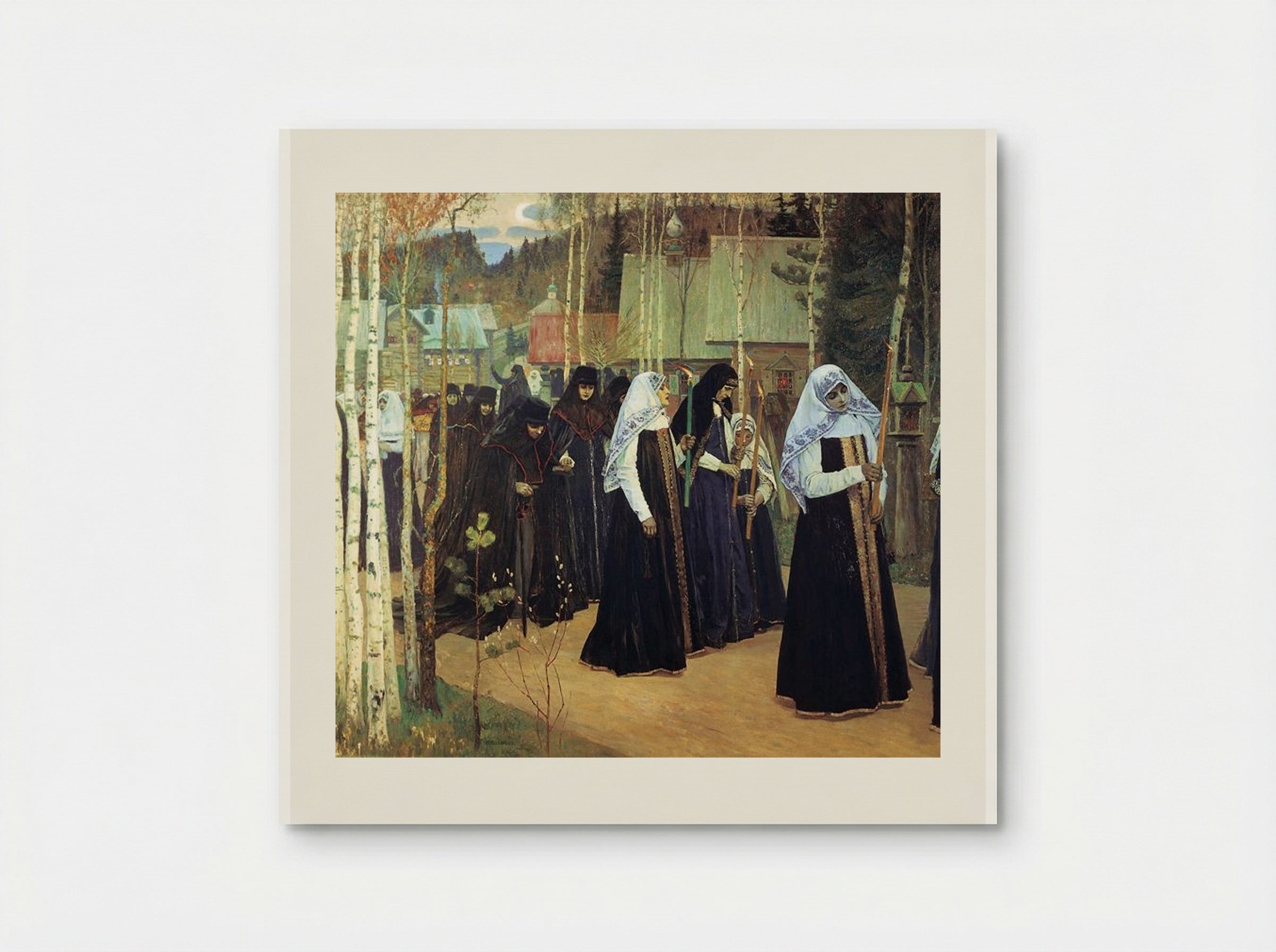 The Taking of the Veil - Mikhail Nesterov - Poster