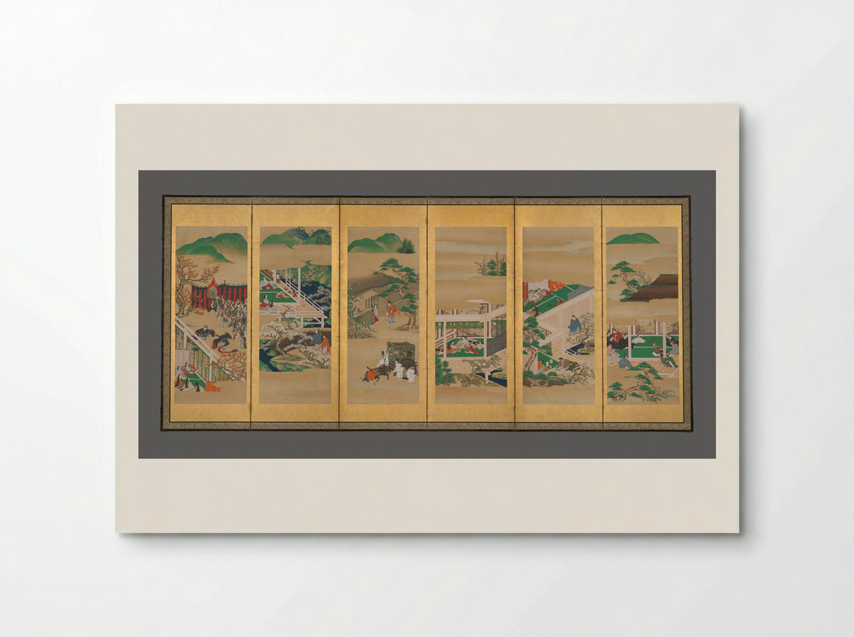 The Tale of Genji - Iwasa school - Poster