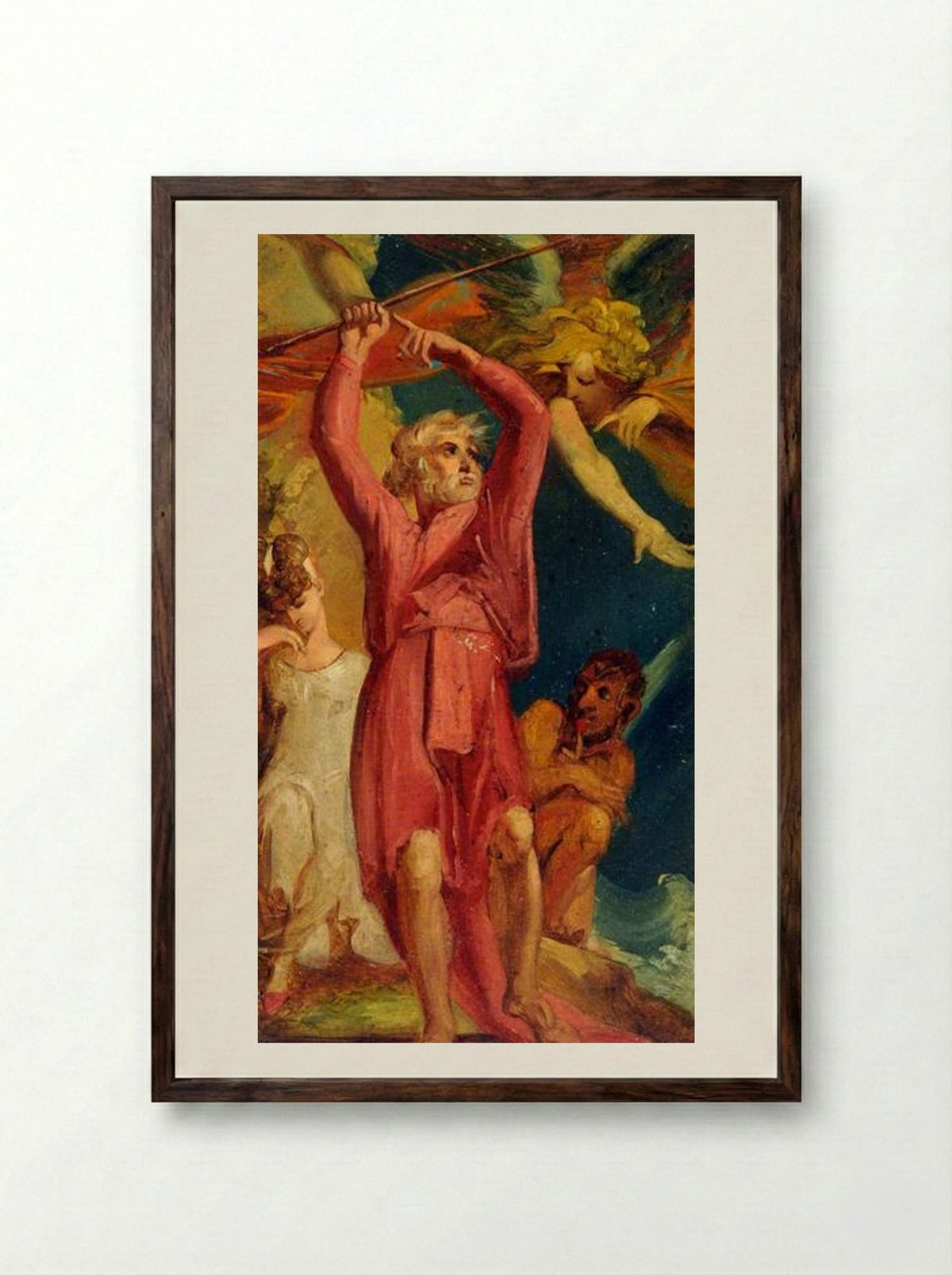 The Tempest - Henry Fuseli - Framed Print Dark Wood