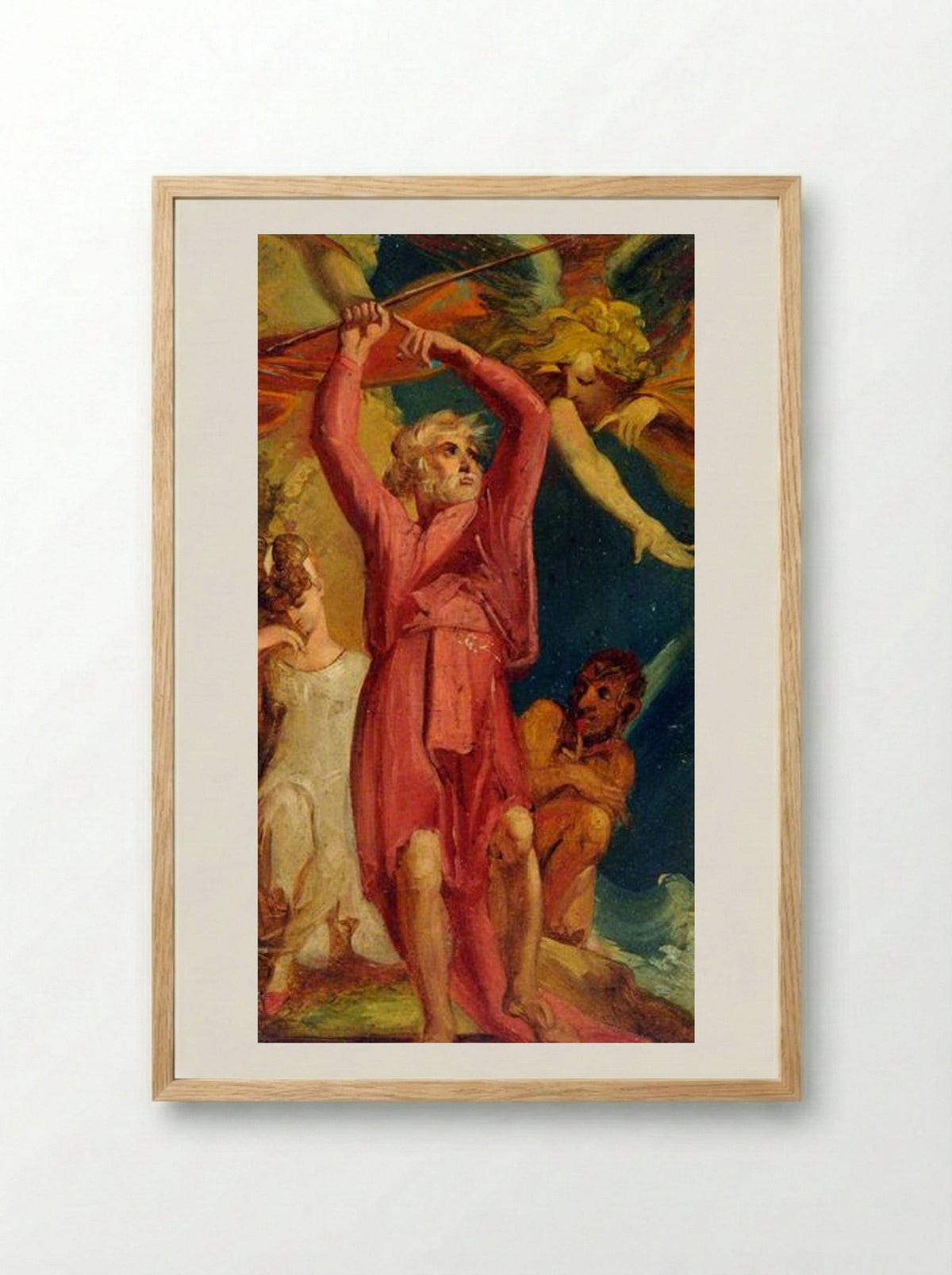 The Tempest - Henry Fuseli - Framed Print Wood