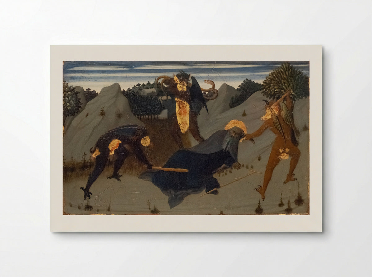 The Temptation of Saint Anthony - Sassetta (Stefano di Giovanni) - Poster