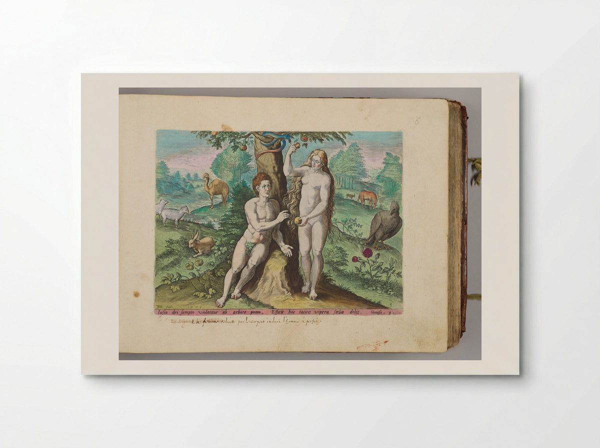 The Temptation - Johann Sadeler I - Poster