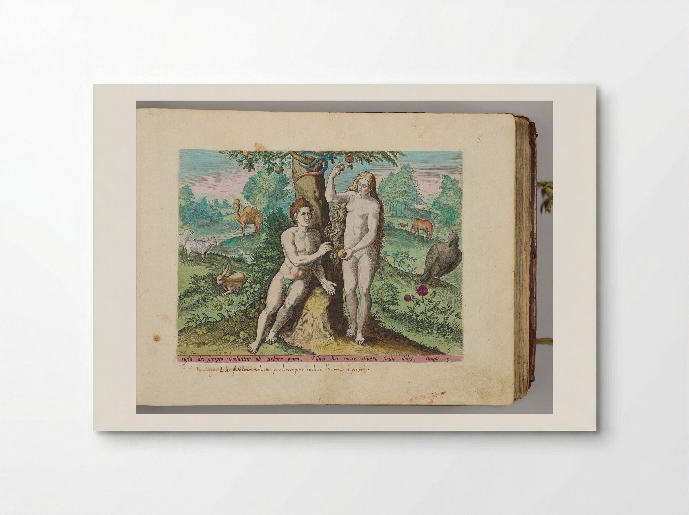 The Temptation - Johann Sadeler I - Poster