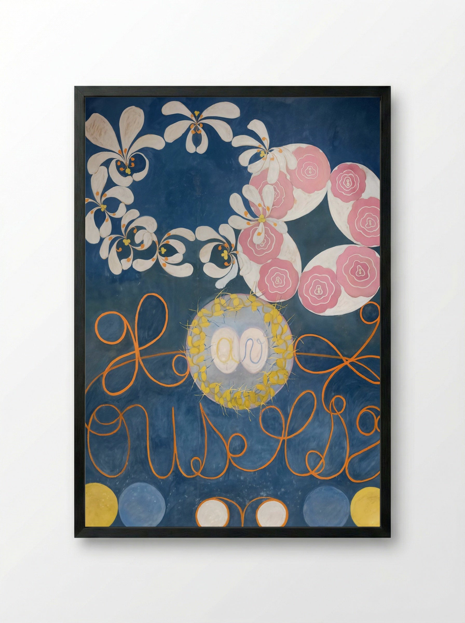 The Ten Largest, No. 1, Childhood - Hilma af Klint - Framed Print Black