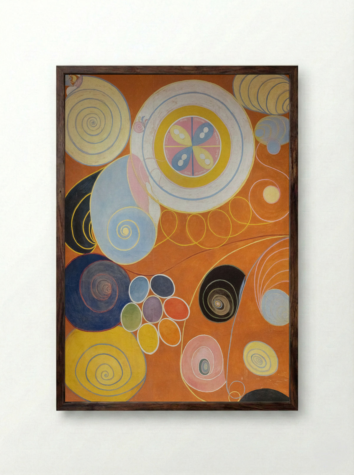 The Ten Largest, No. 3, Youth - Hilma af Klint - Framed Print Dark Wood