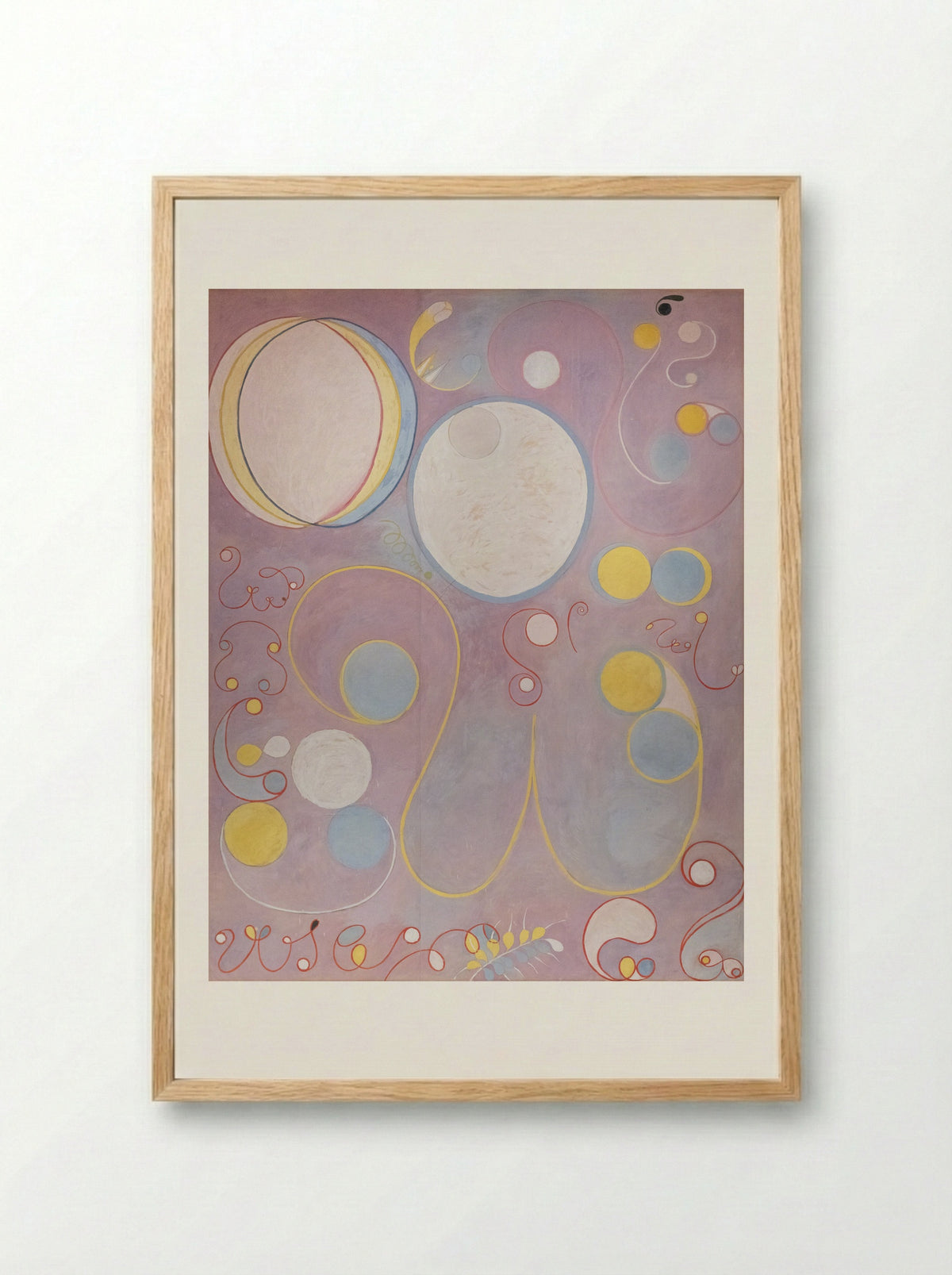 The Ten Largest, No. 8, Adulthood - Hilma af Klint - Framed Print Wood