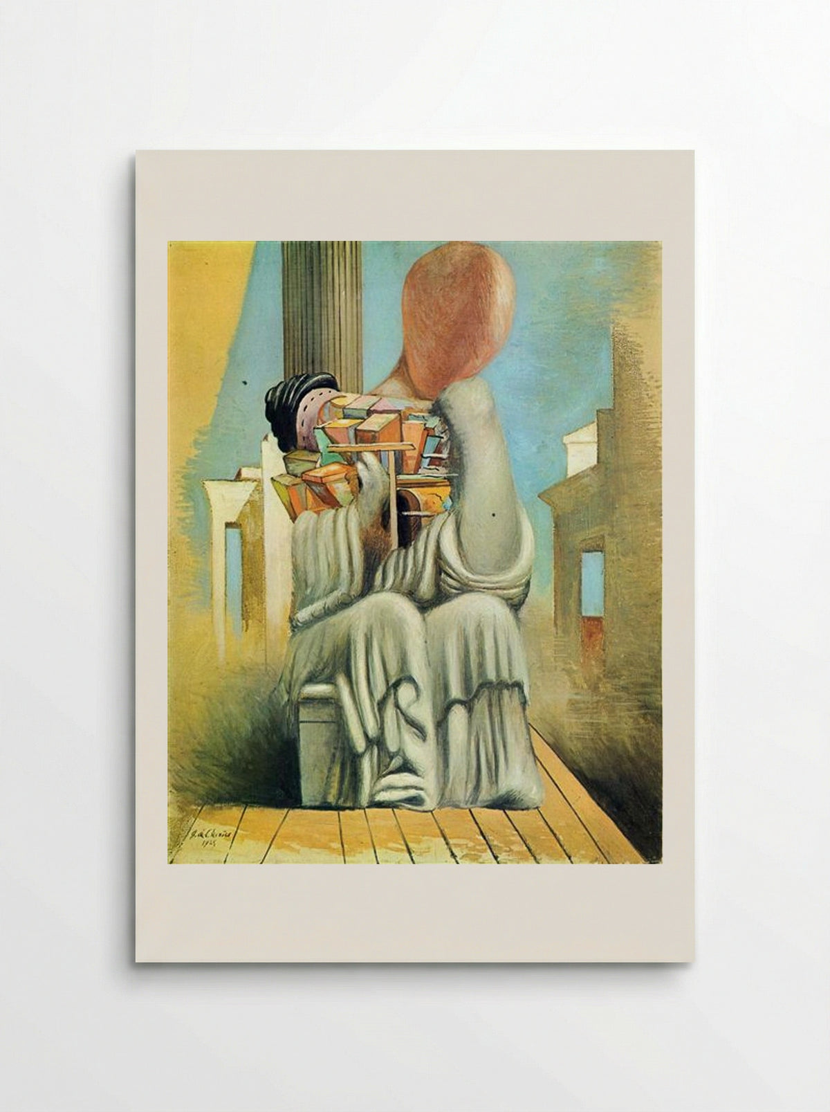 The Terrible Games - Giorgio de Chirico - Poster