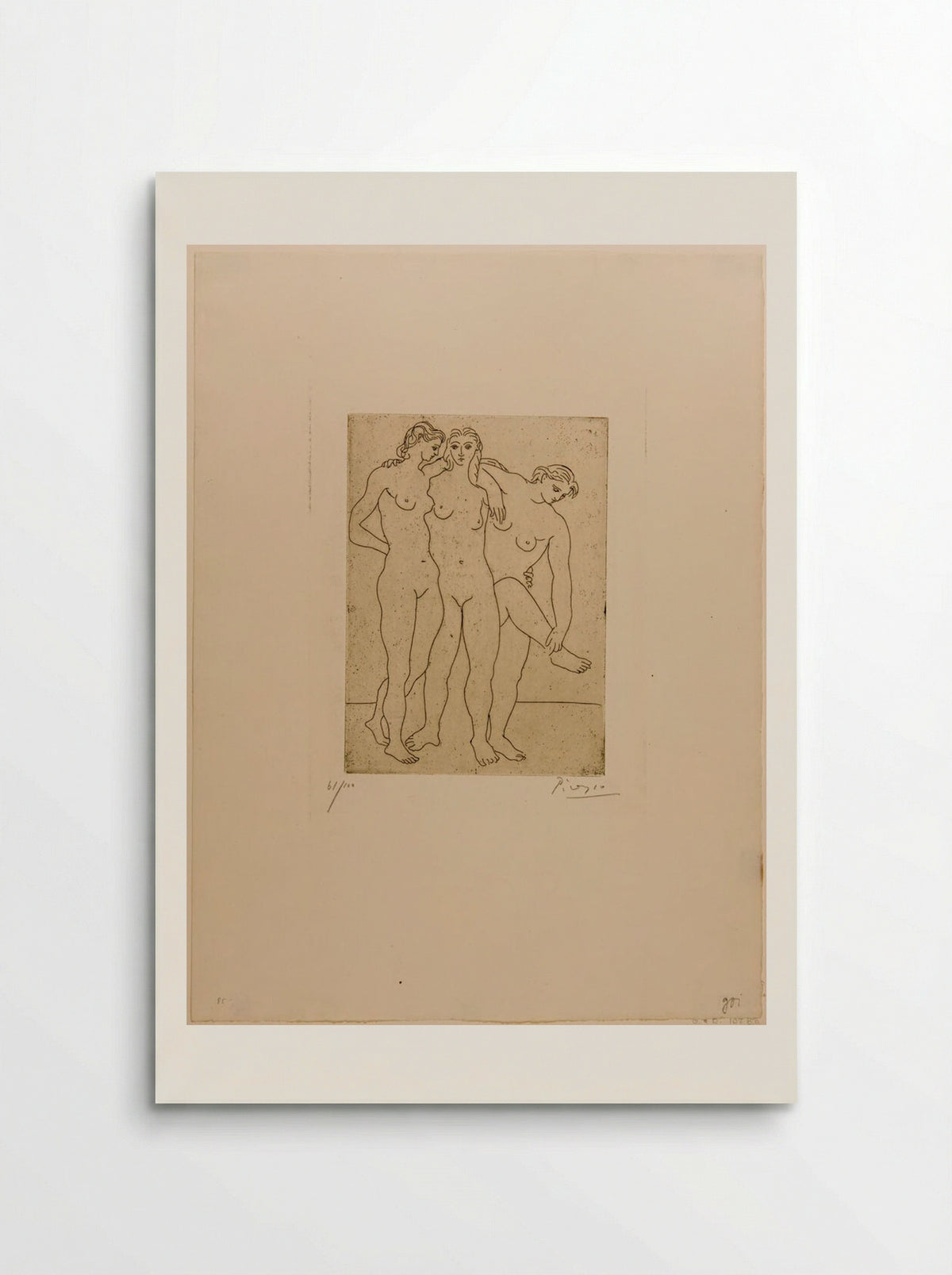 The Three Bathers, III - Pablo Picasso - Poster