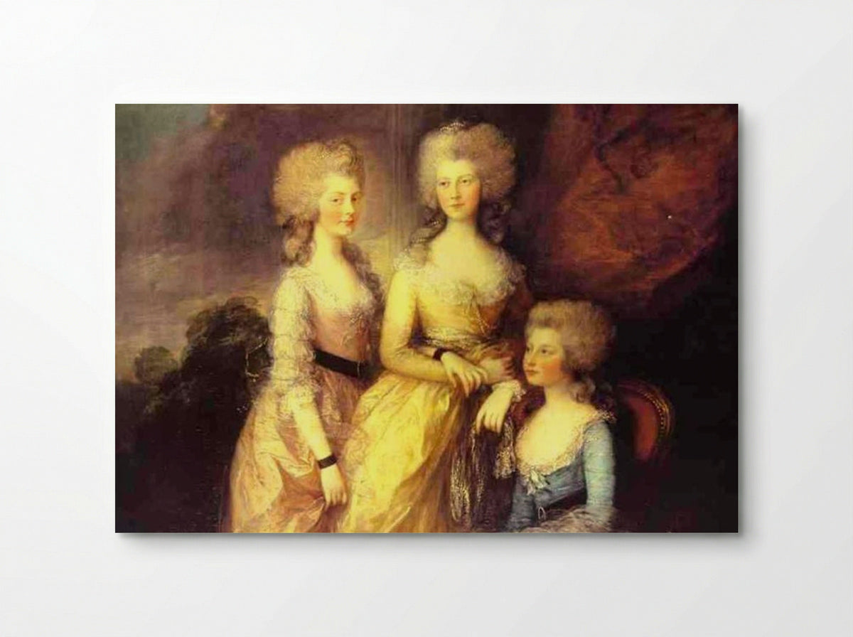 The Three Eldest Princesses - Thomas Gainsborough - Poster