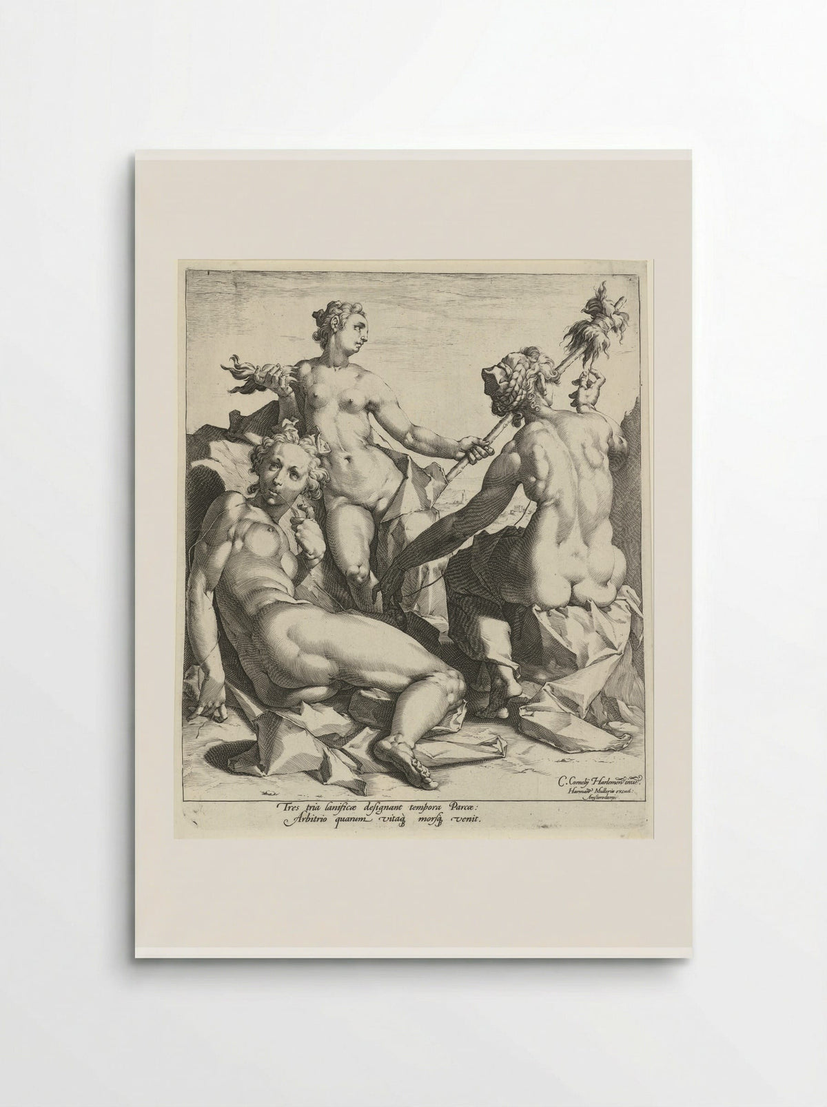 The Three Fates - Jan Harmensz. Muller - Poster